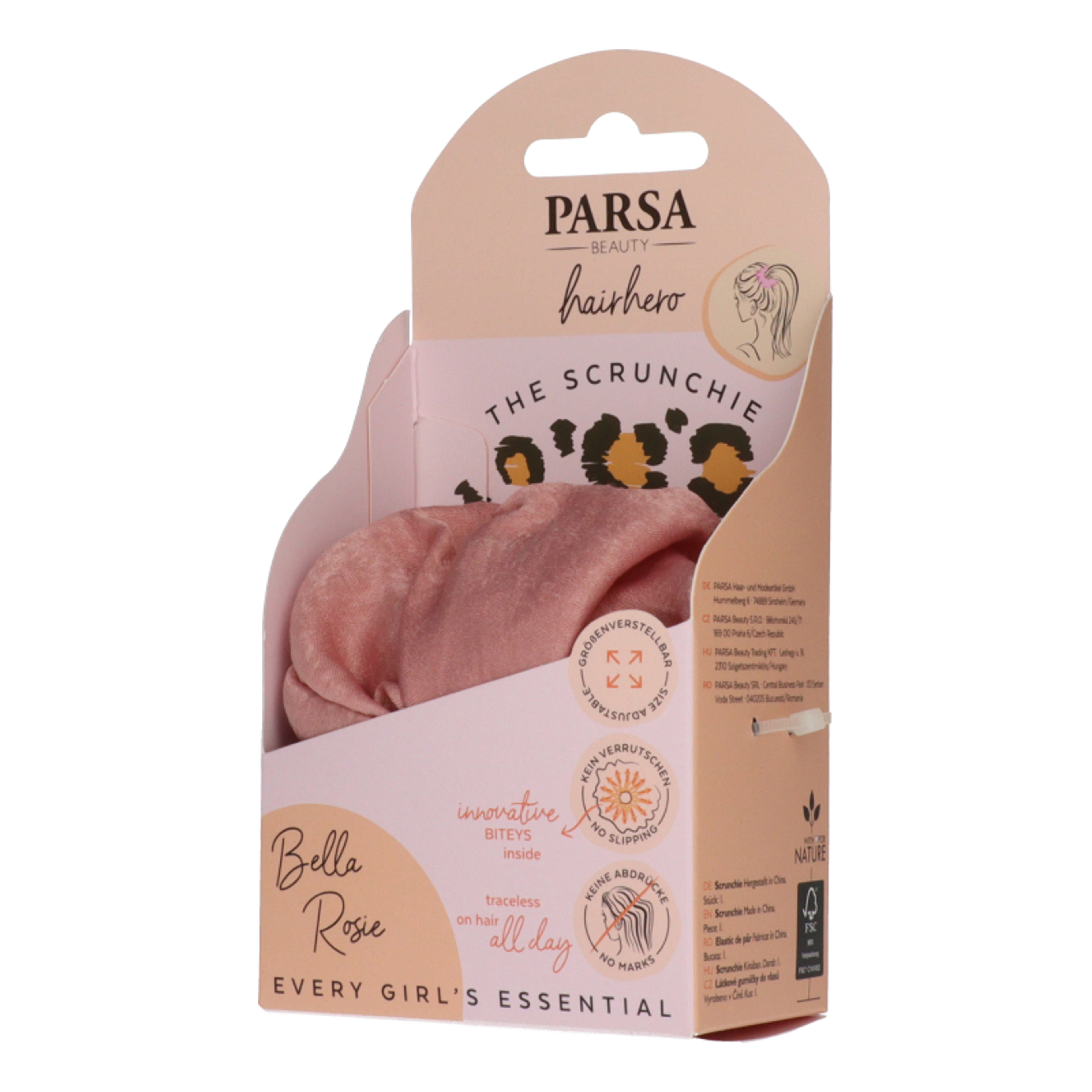 Parsa Beauty skunci rózsaszin, fekete, leo mintas - 1 db-2