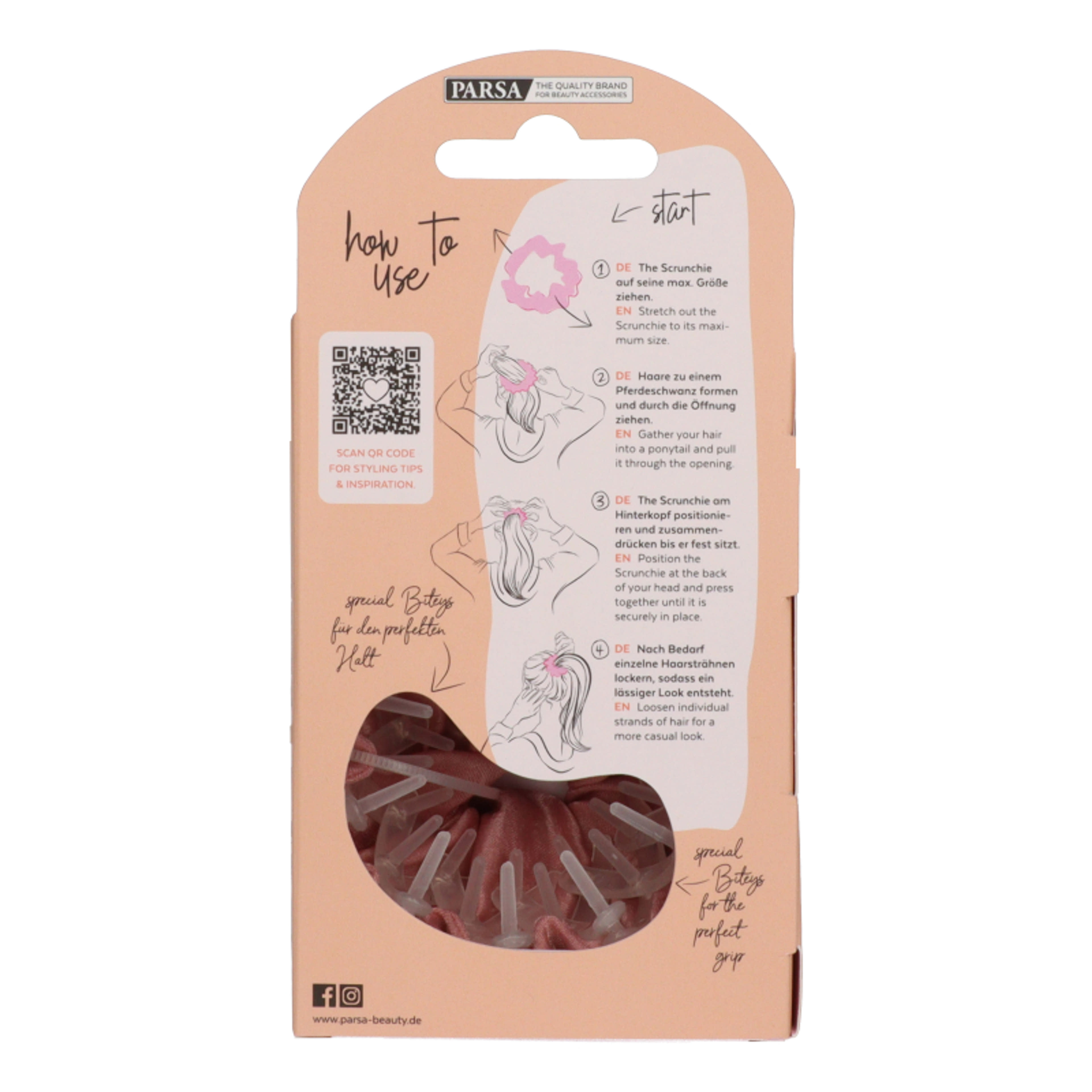 Parsa Beauty skunci rózsaszin, fekete, leo mintas - 1 db-3