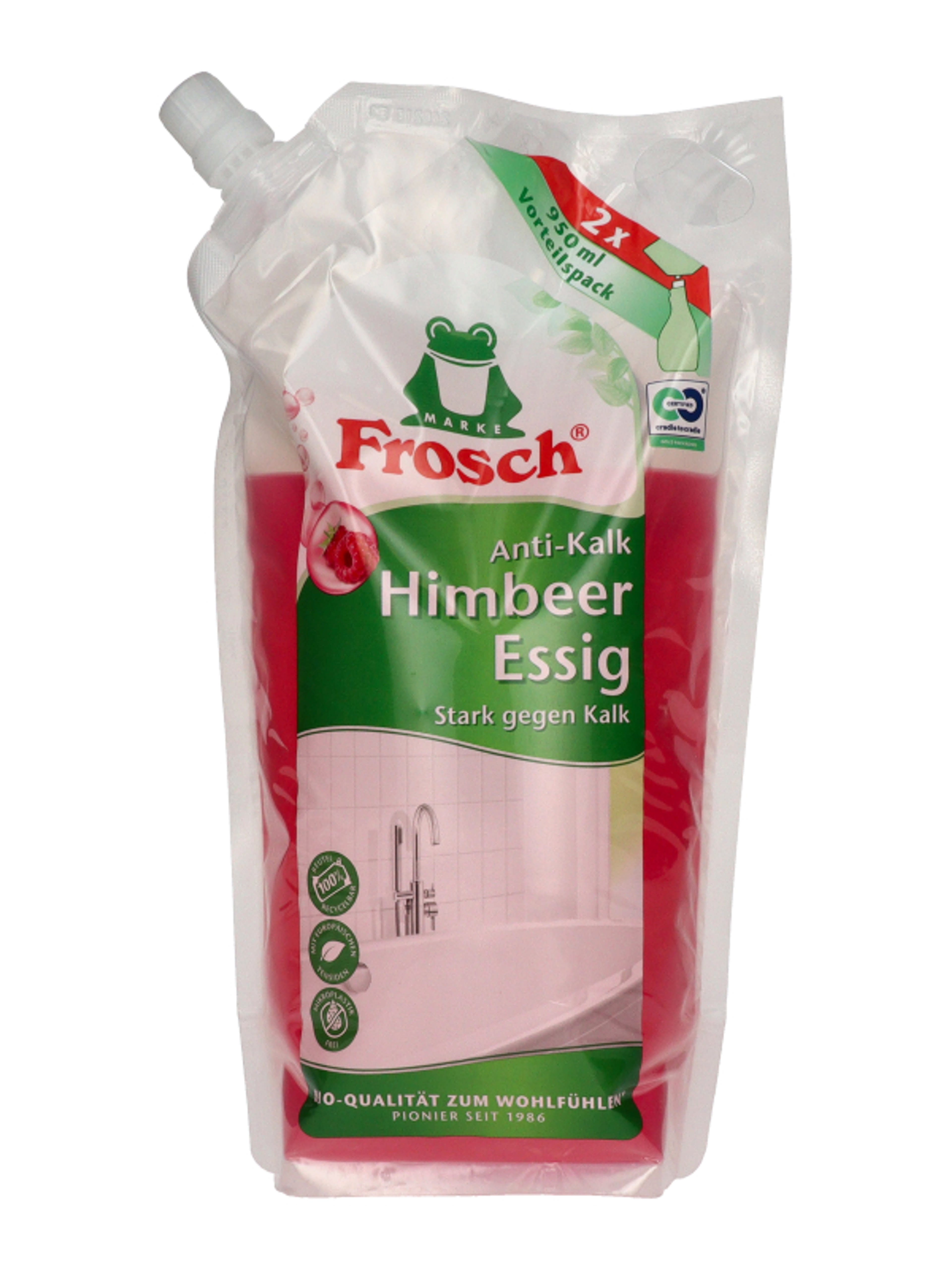 Frosch vízkőoldó utántöltő málnaecetes - 950 ml