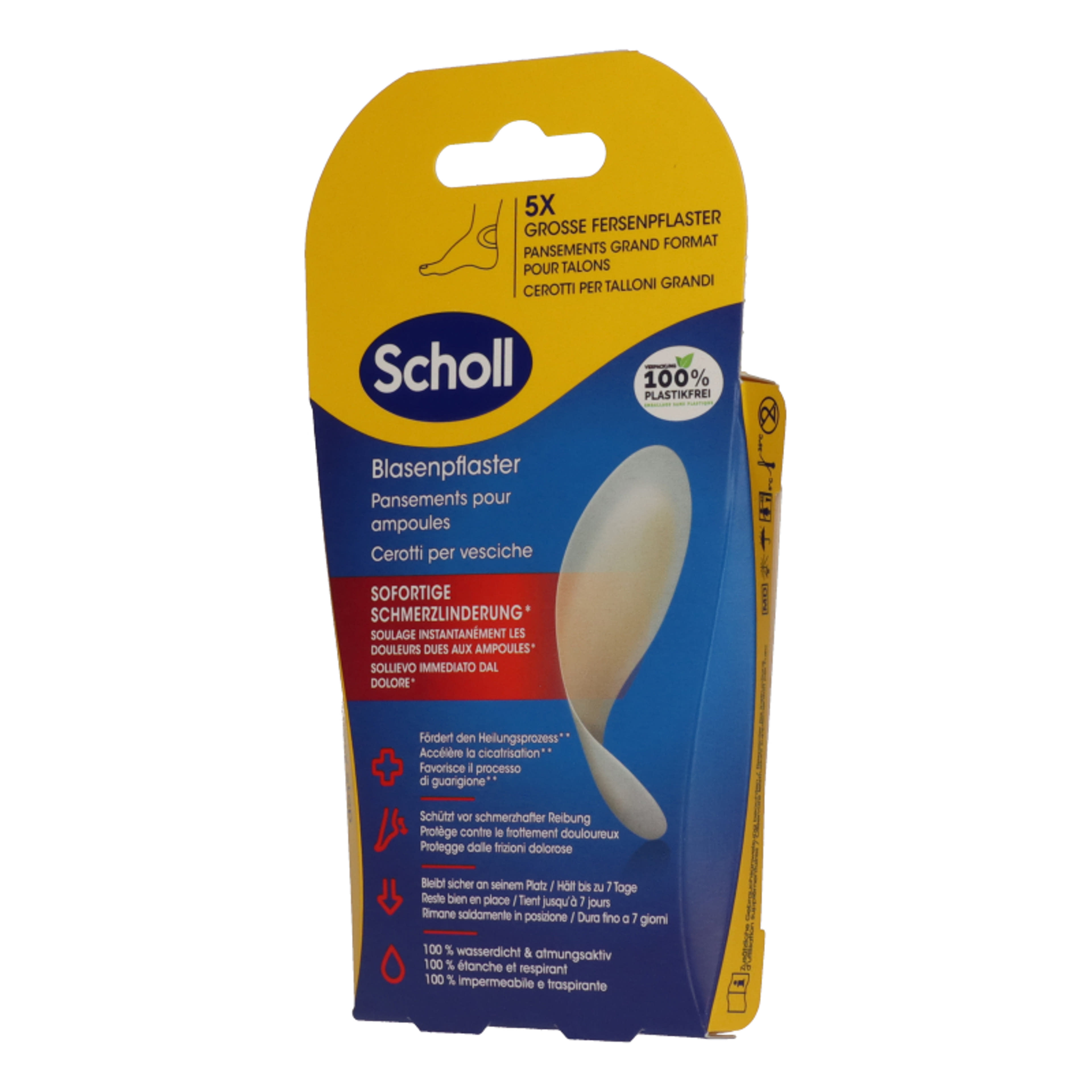 Scholl vizhólyag tapasz sarokra - 5 db-2
