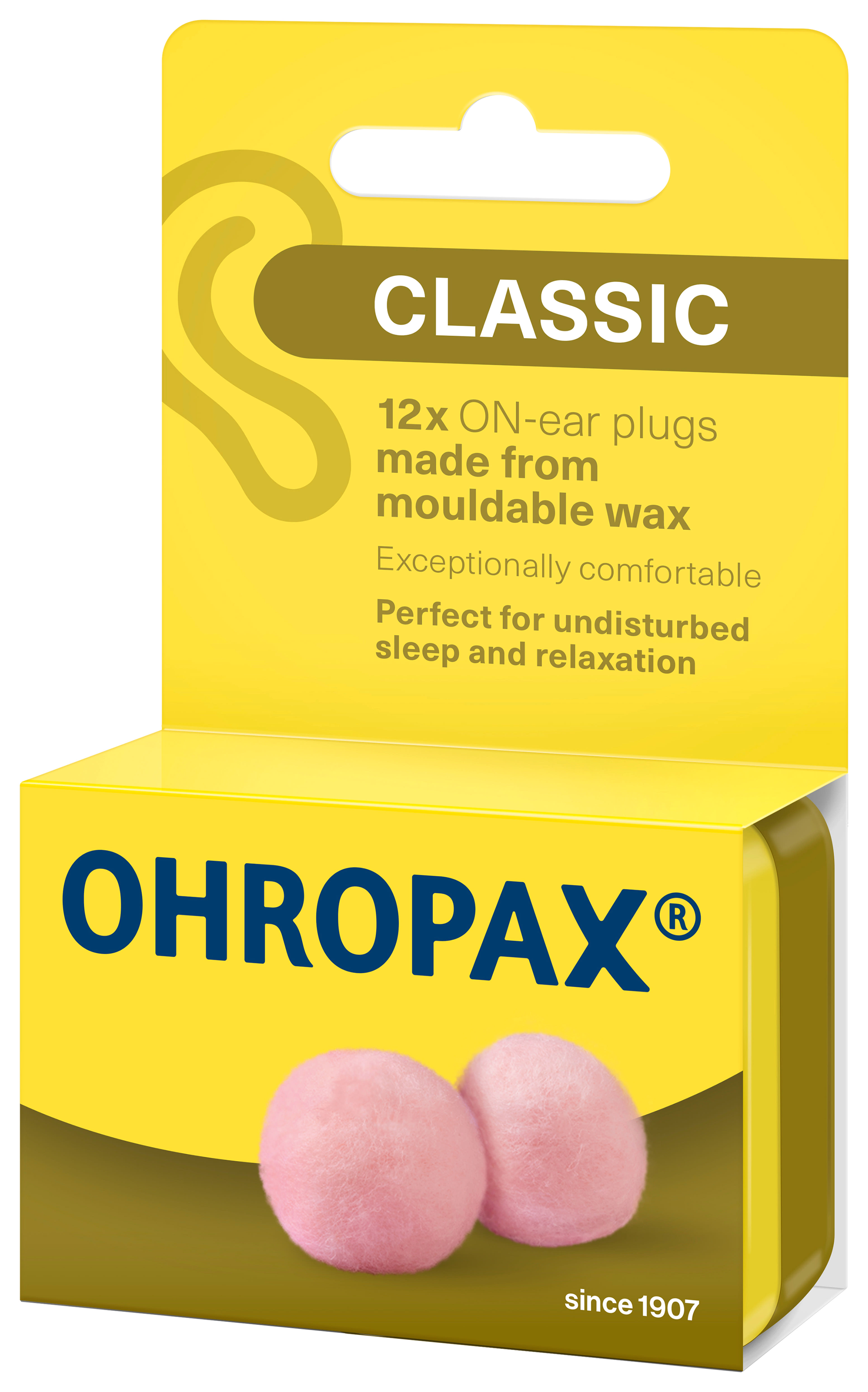 Ohropax Classic viaszos füldugó - 12 db