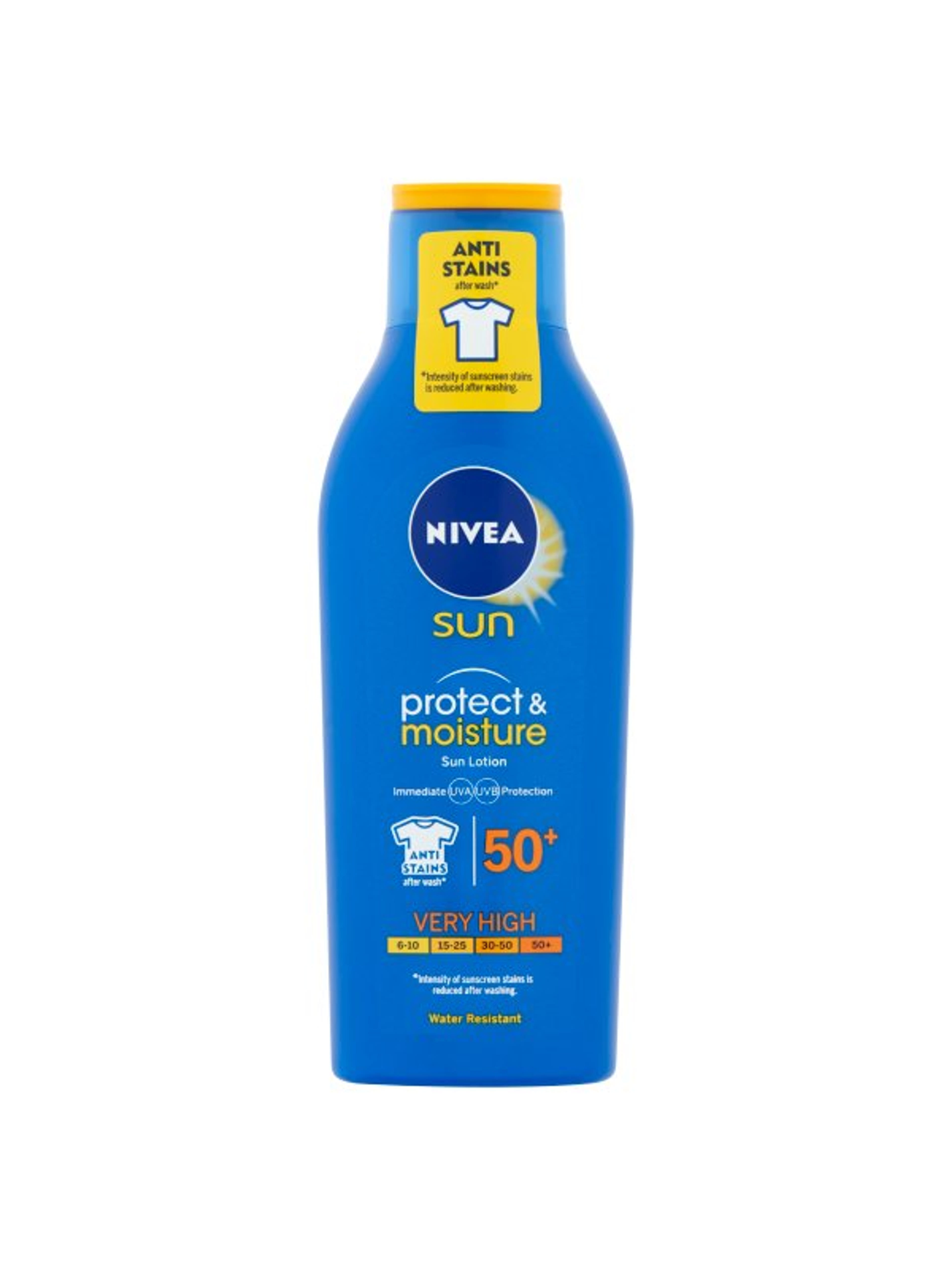NIVEA SUN Protect & Moisture Hidratáló Naptej FF 50+ - 200 ml