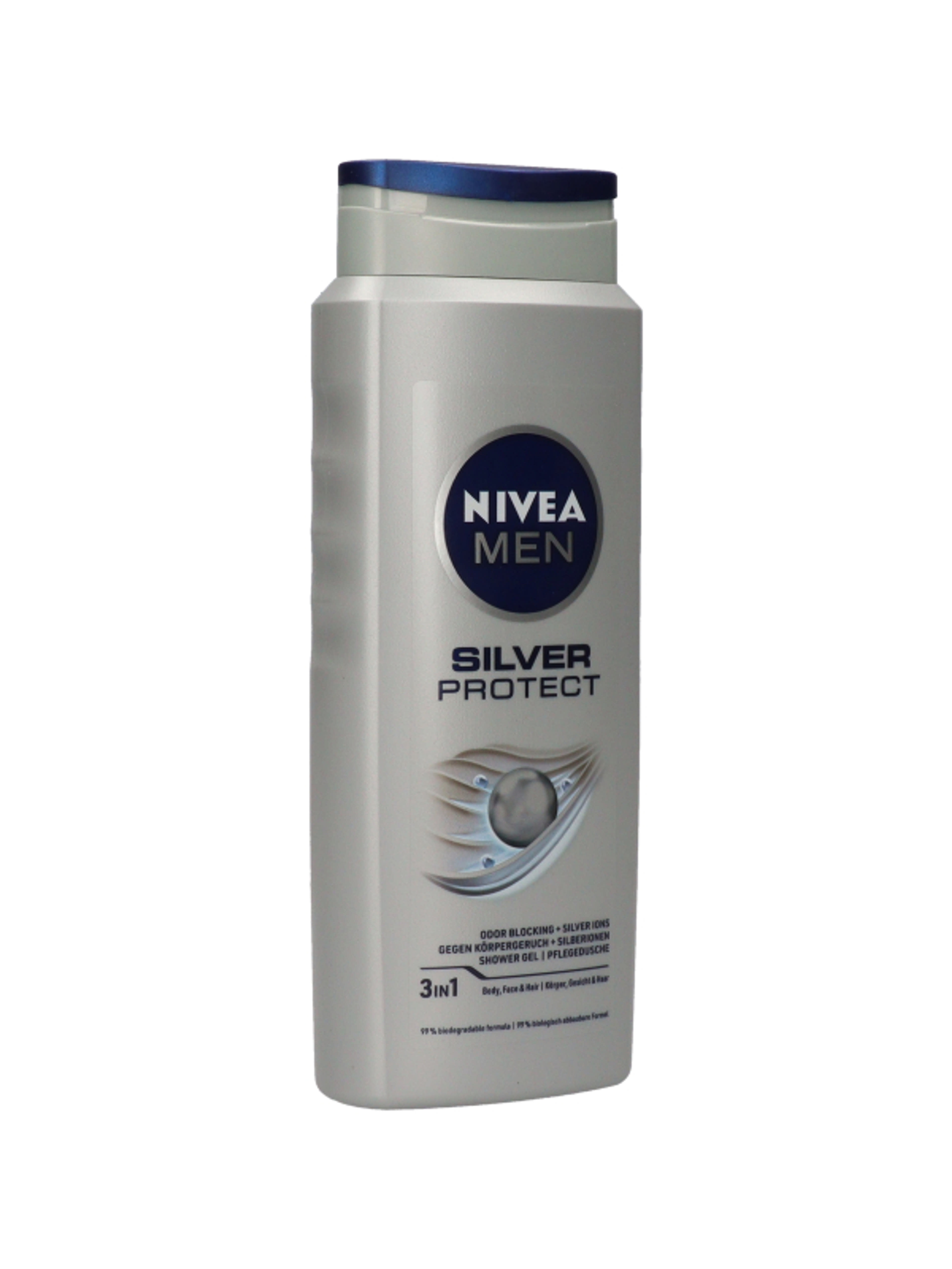 NIVEA MEN Silver Protect Tusfürdő - 500 ml-6