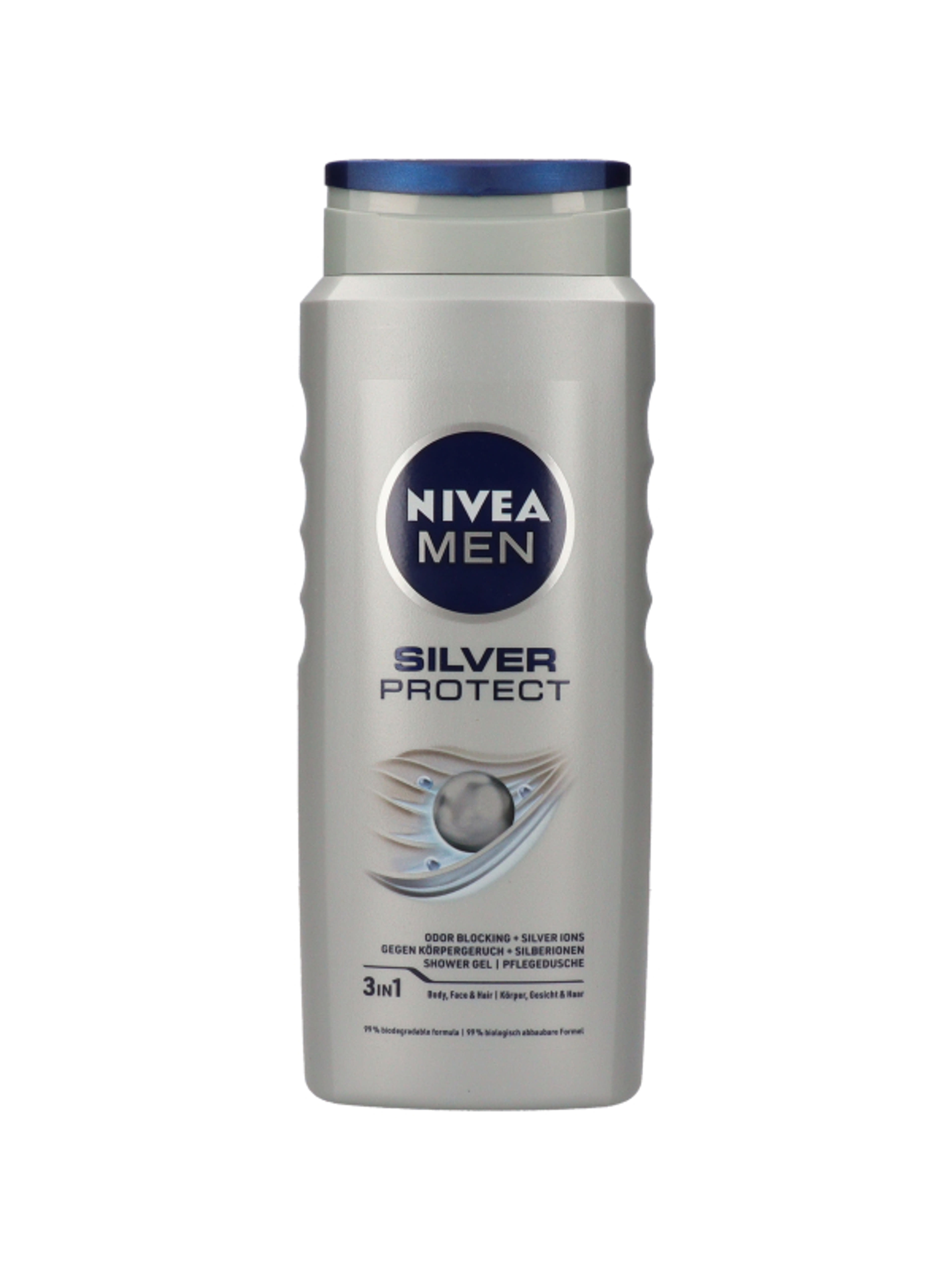 NIVEA MEN Silver Protect Tusfürdő - 500 ml-2