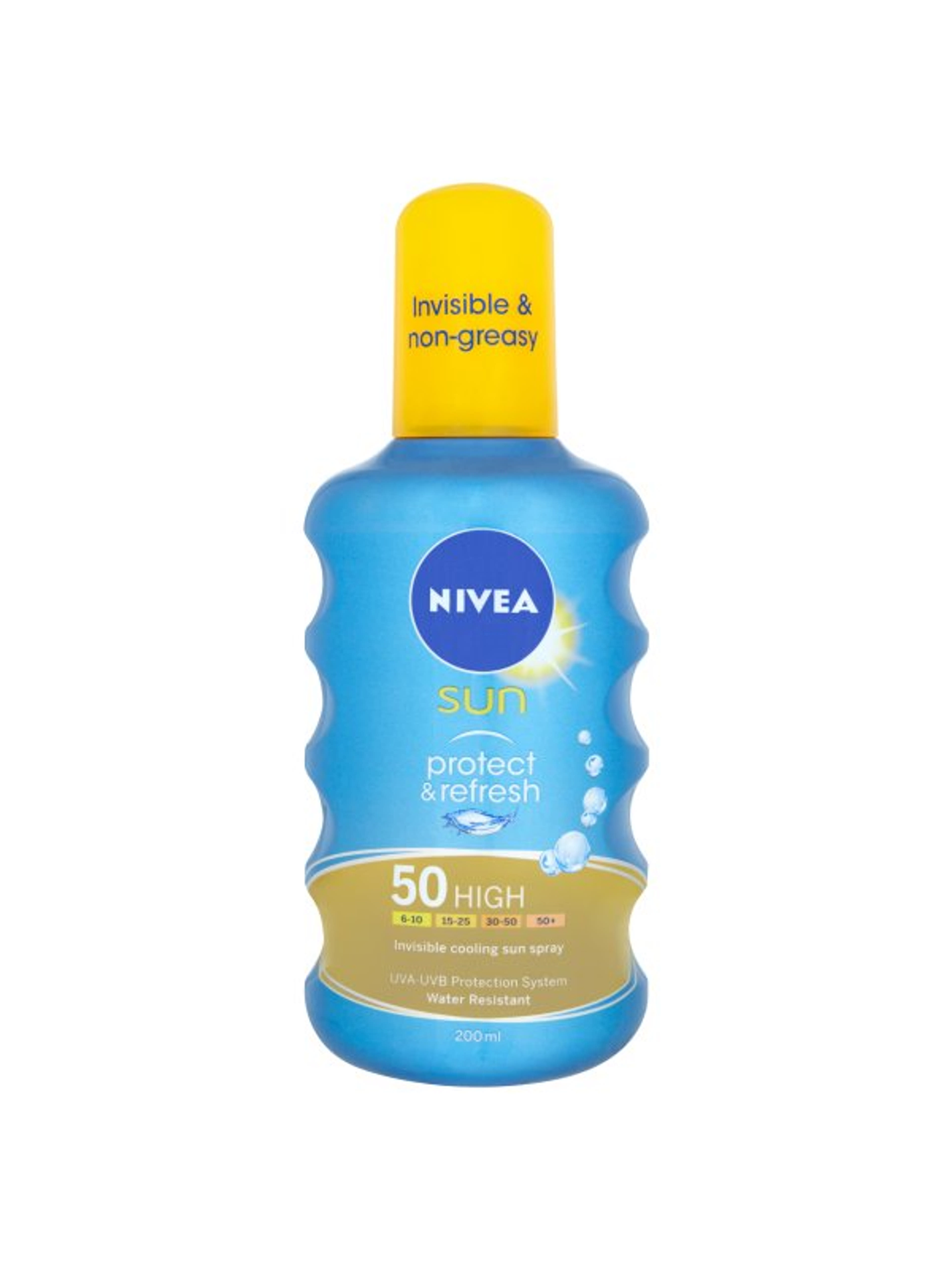 NIVEA SUN Protect & Refresh Hűsítő Napozó Spray FF 50 - 200 ml