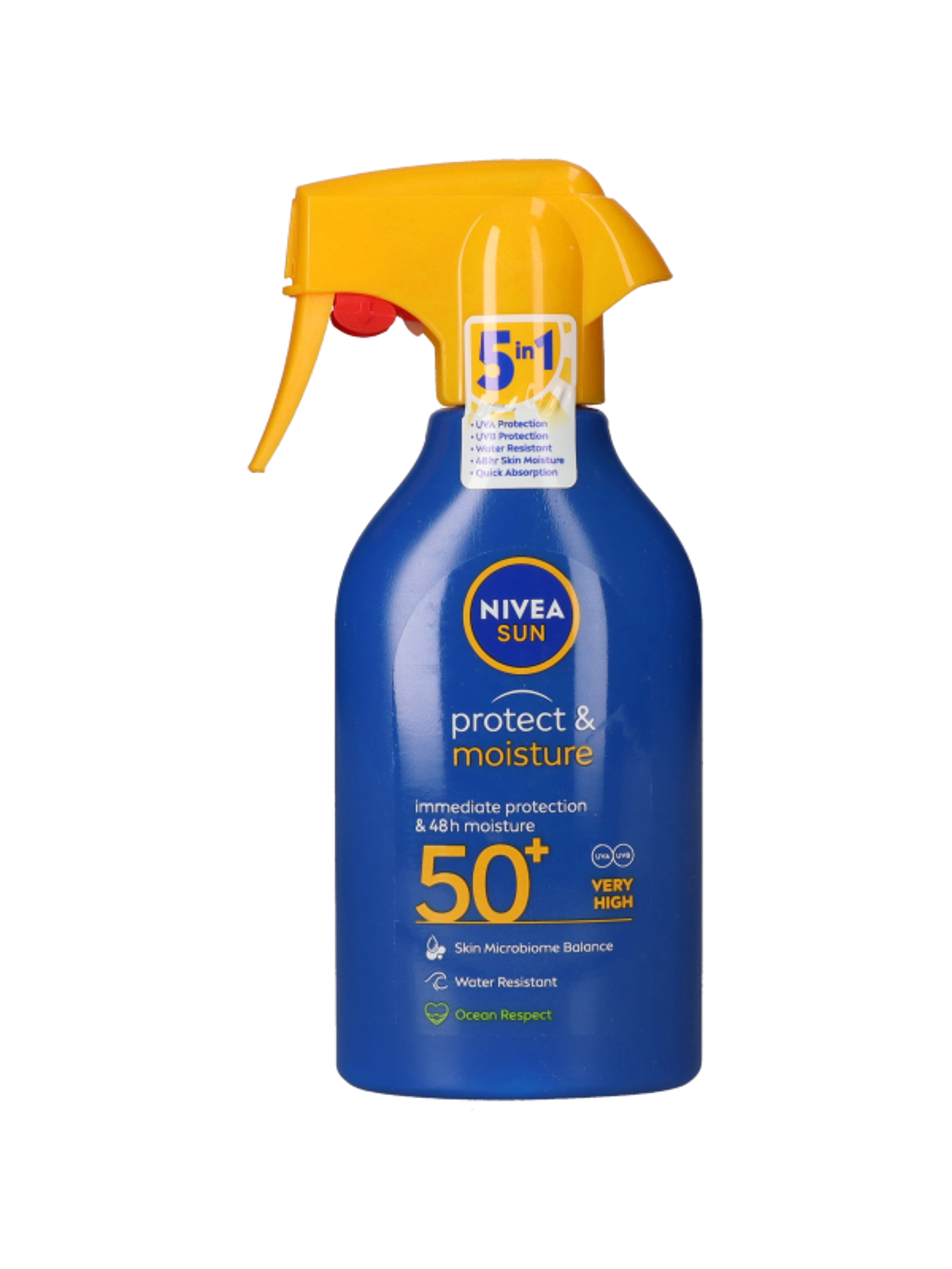 Nivea Sun Protect & Moisture szórófejes naptej F50+ - 270 ml-3