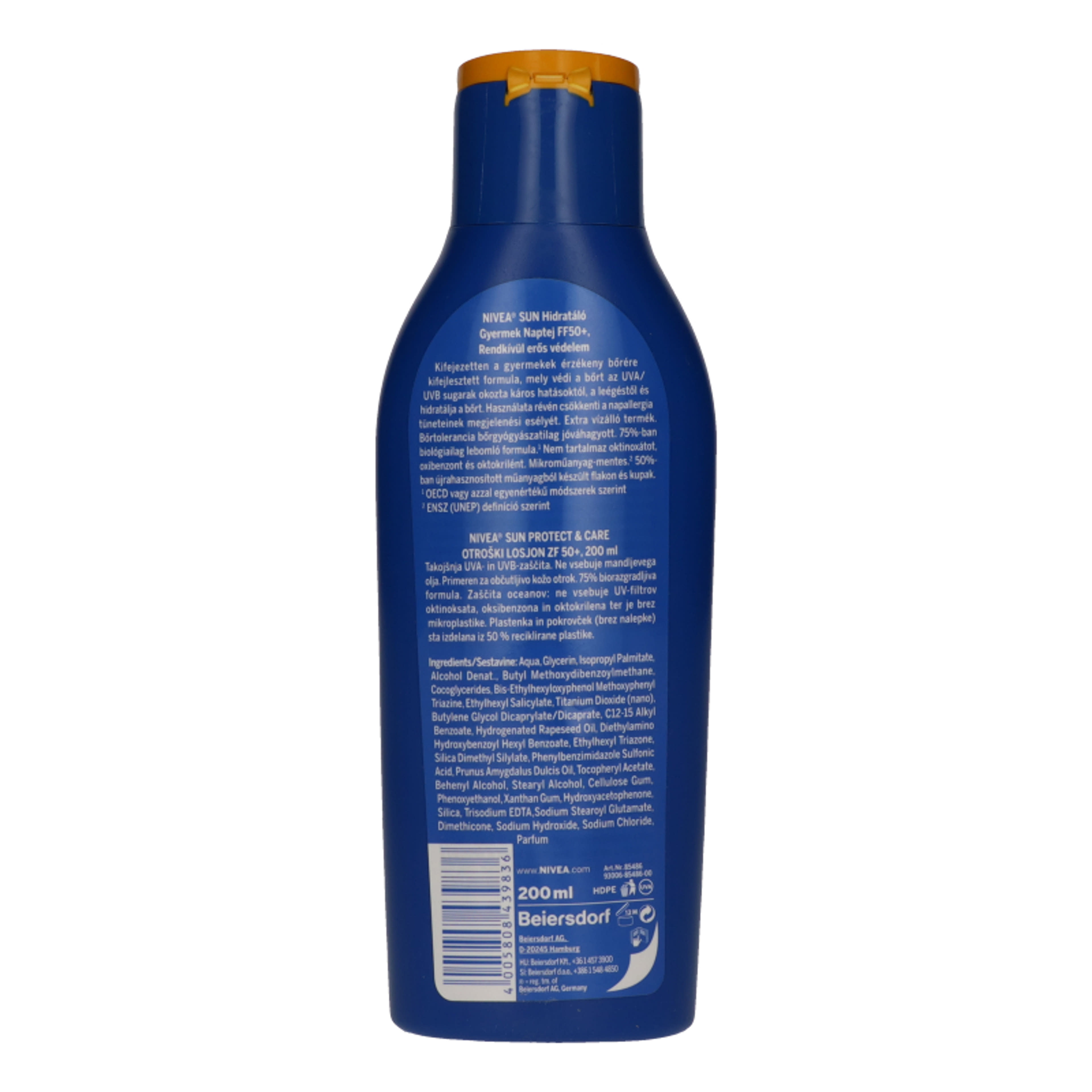 Nivea Sun Kids hidratáló naptej FF50+ - 200 ml-6