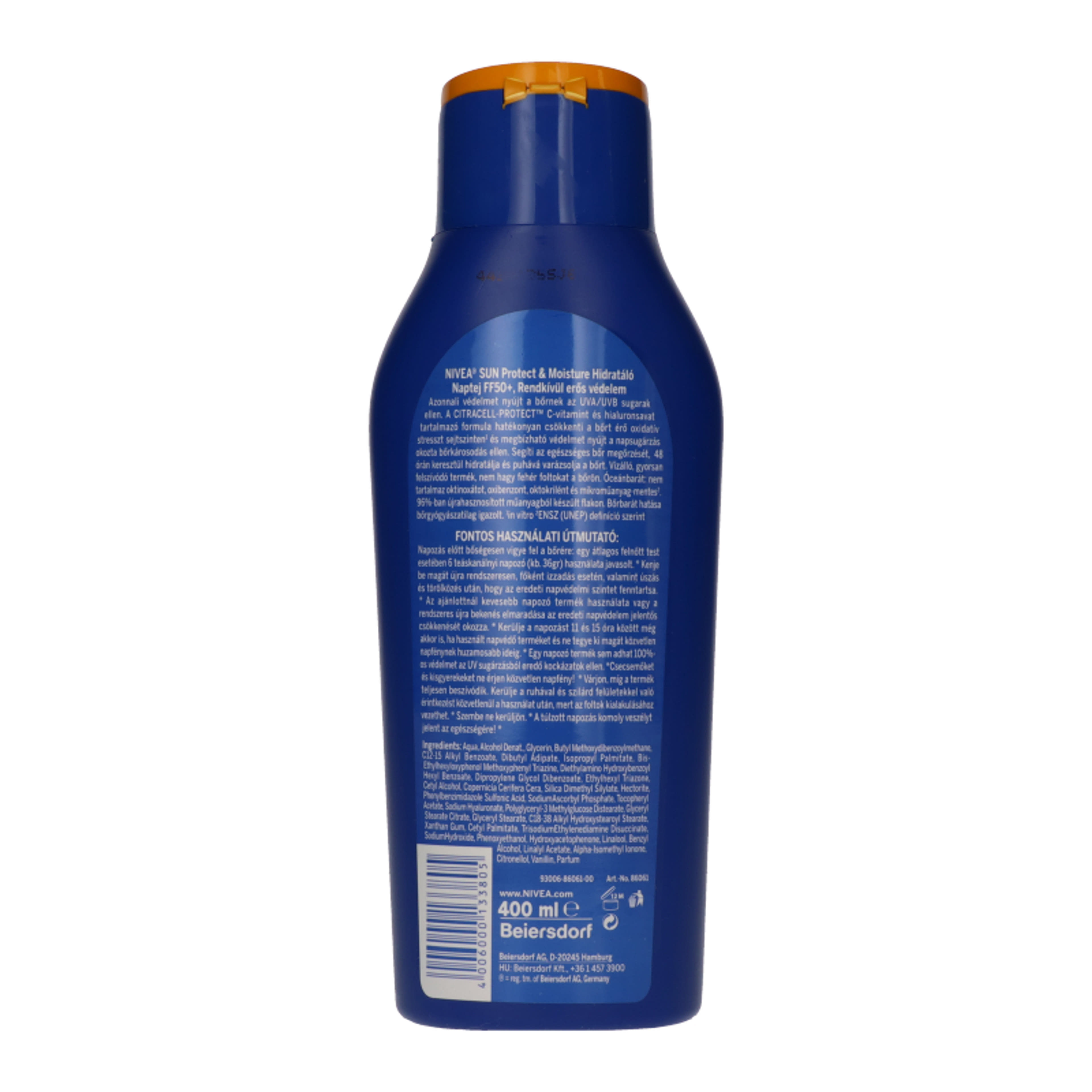 Nivea Sun Protect & Moisture hidratáló naptej FF50+ - 400 ml-4