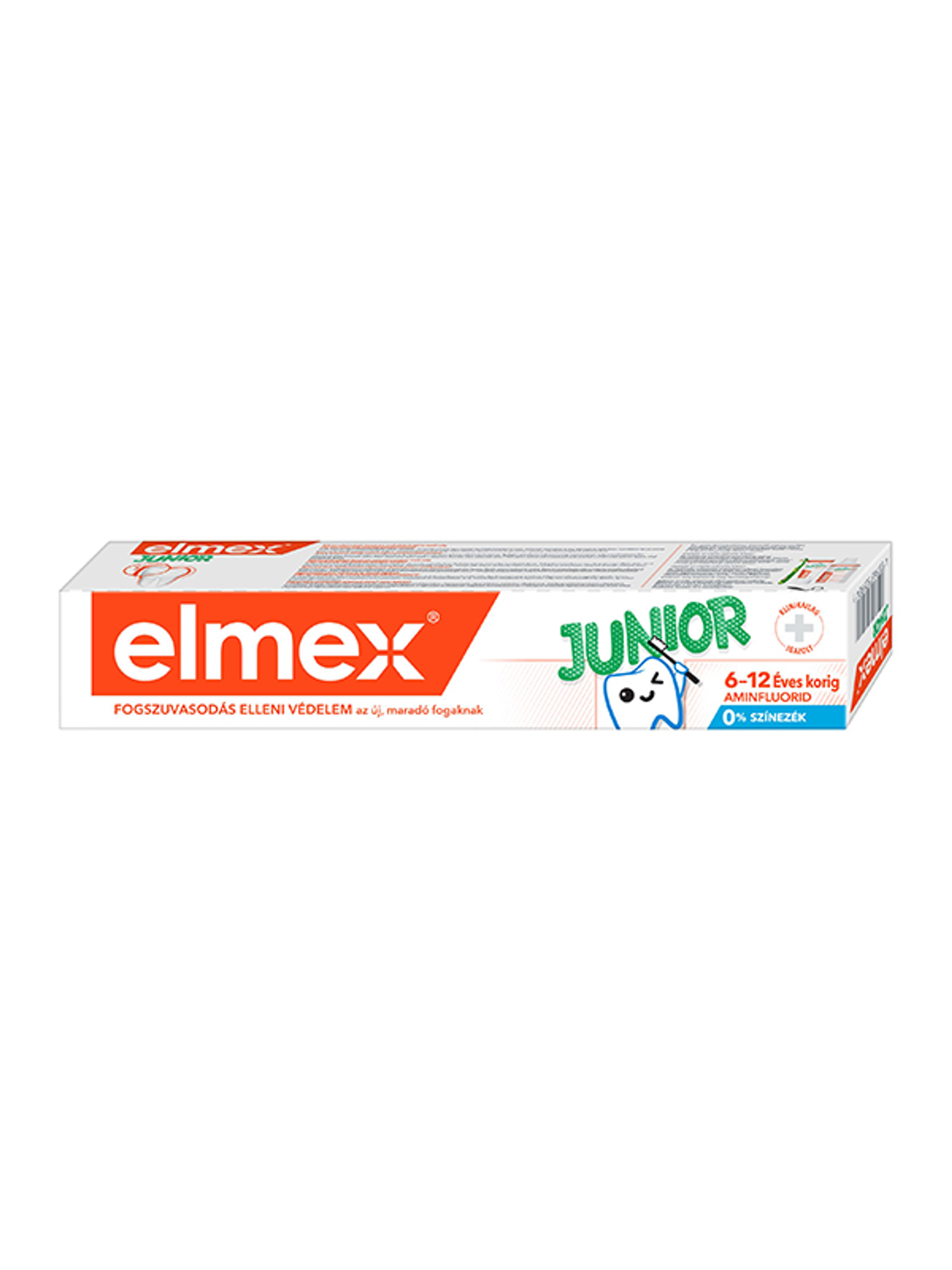 Elmex Junior fluoridos fogkrém 6-12 éves korig - 75 ml-7