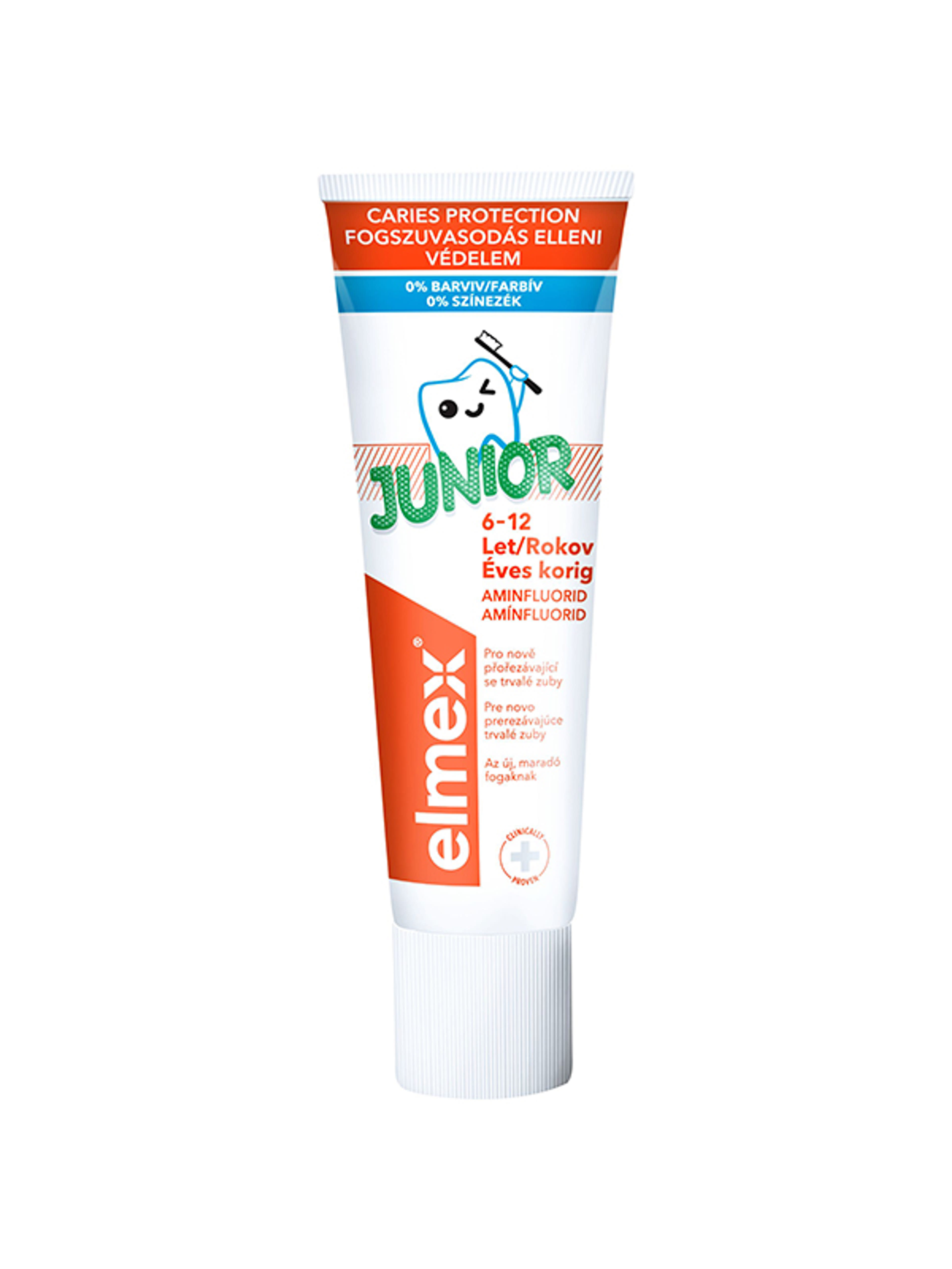 Elmex Junior fluoridos fogkrém 6-12 éves korig - 75 ml-4