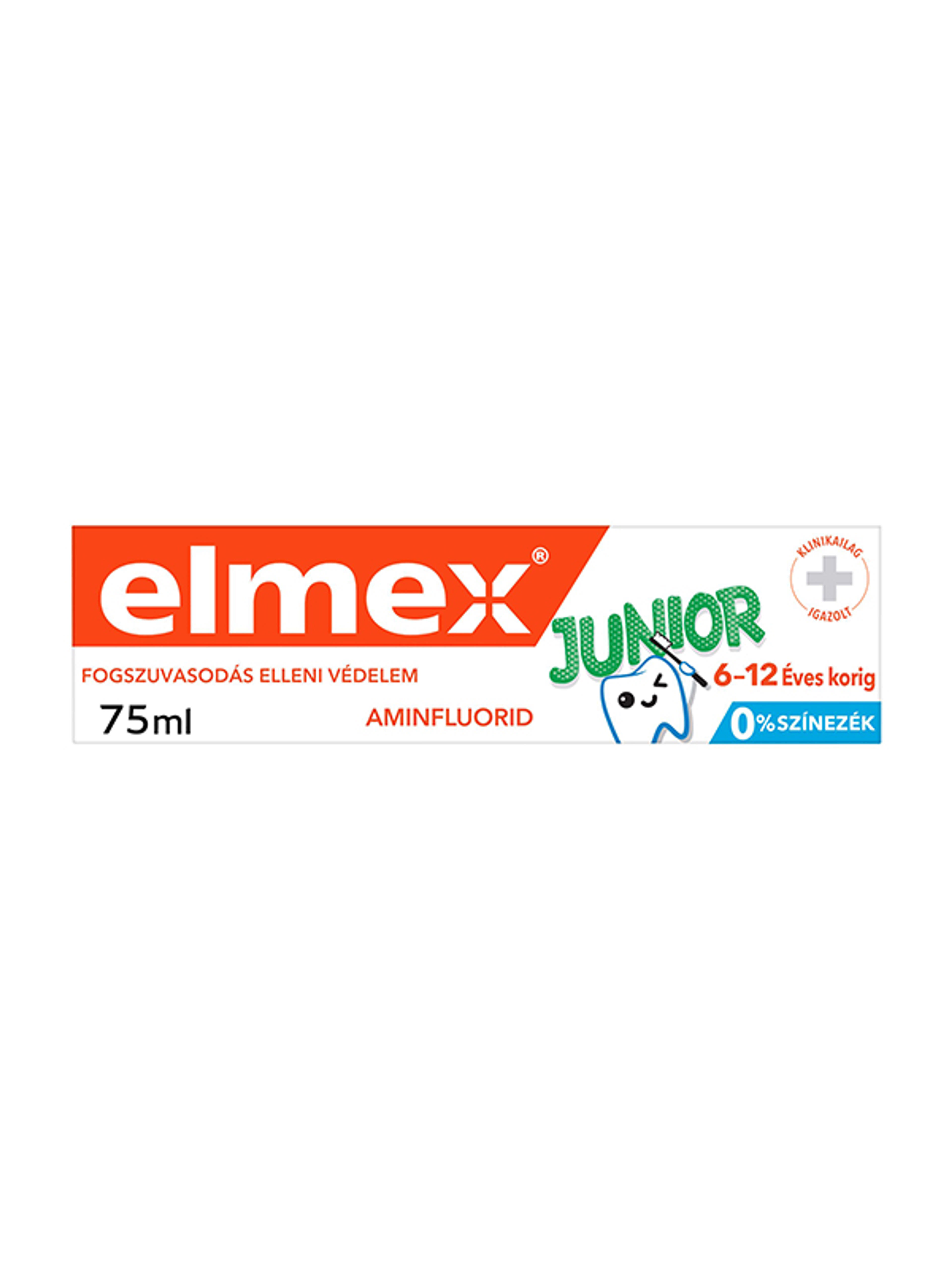 Elmex Junior fluoridos fogkrém 6-12 éves korig - 75 ml-6