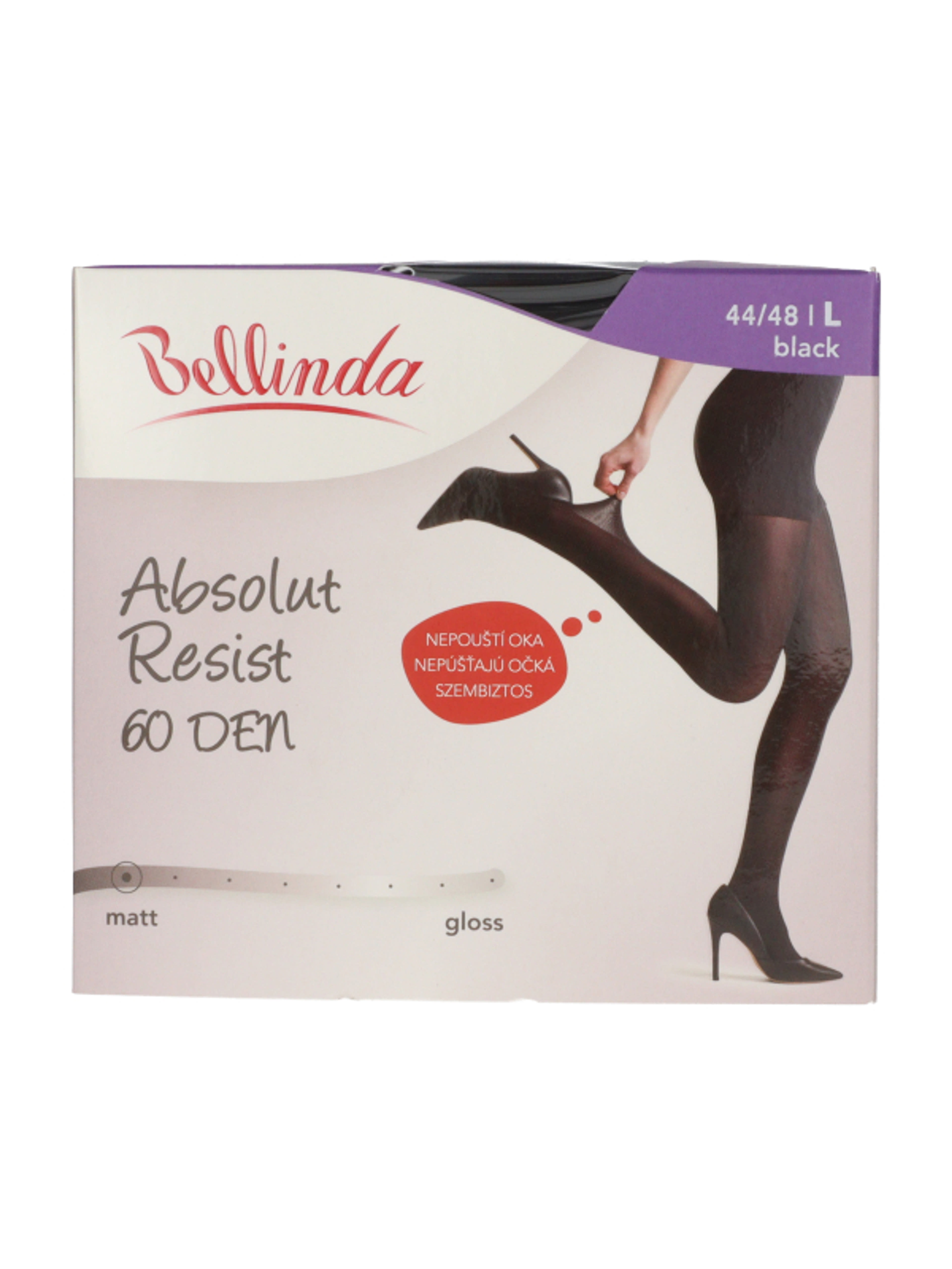 Bellinda Absolut Resist 30den Fekete L Harisnya - 1 db-3