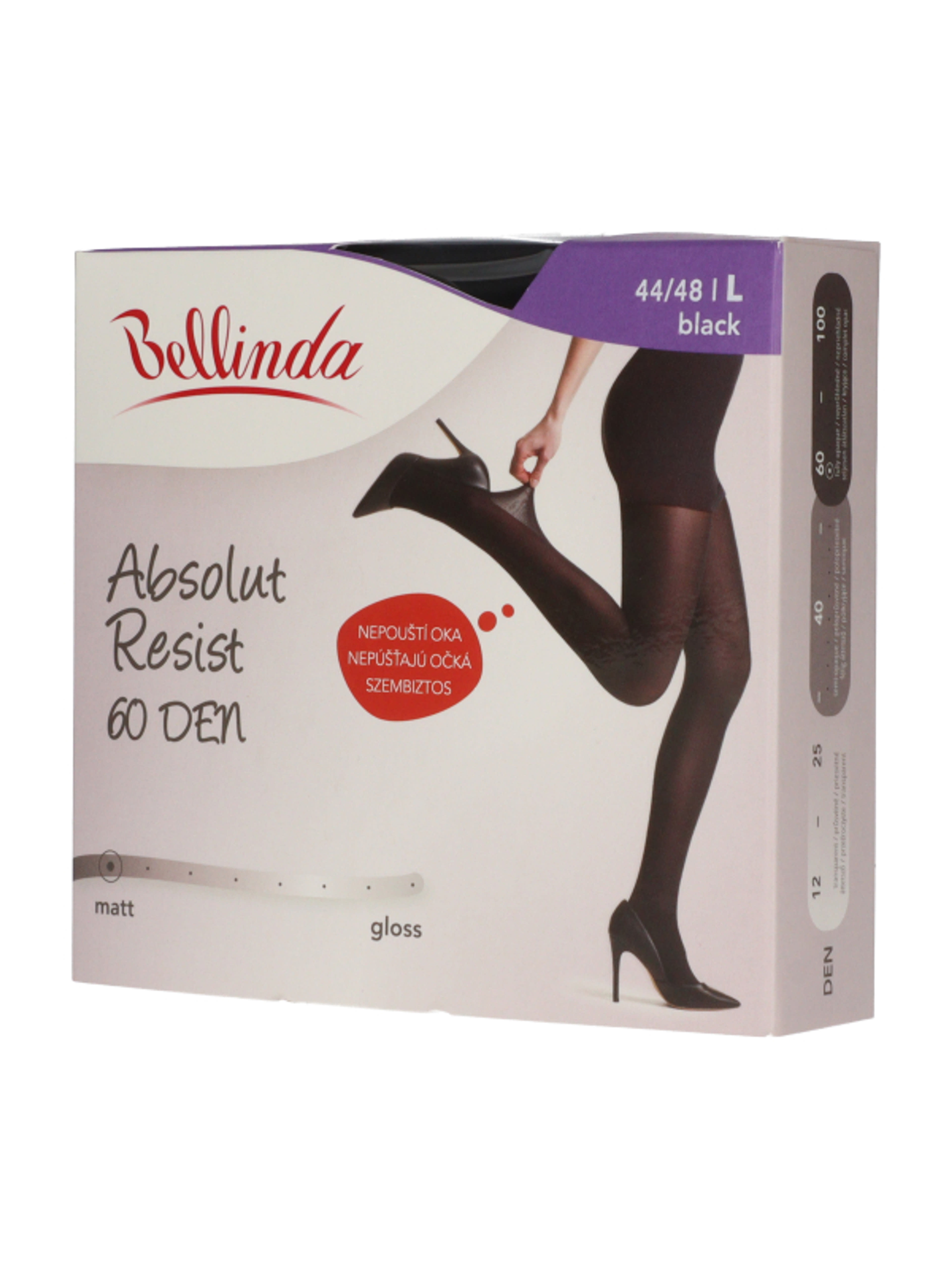 Bellinda Absolut Resist 30den Fekete L Harisnya - 1 db-4