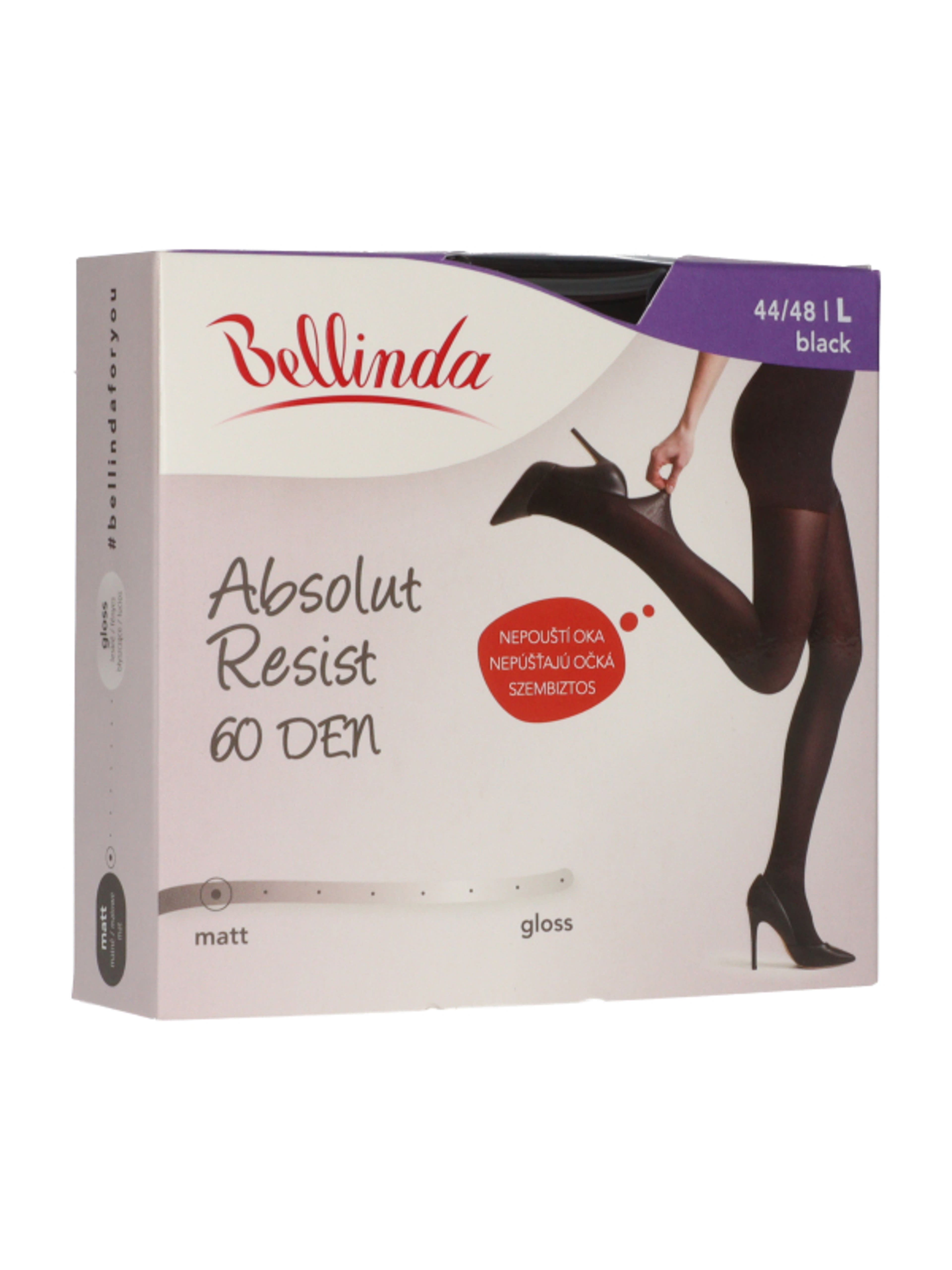 Bellinda Absolut Resist 30den Fekete L Harisnya - 1 db-6