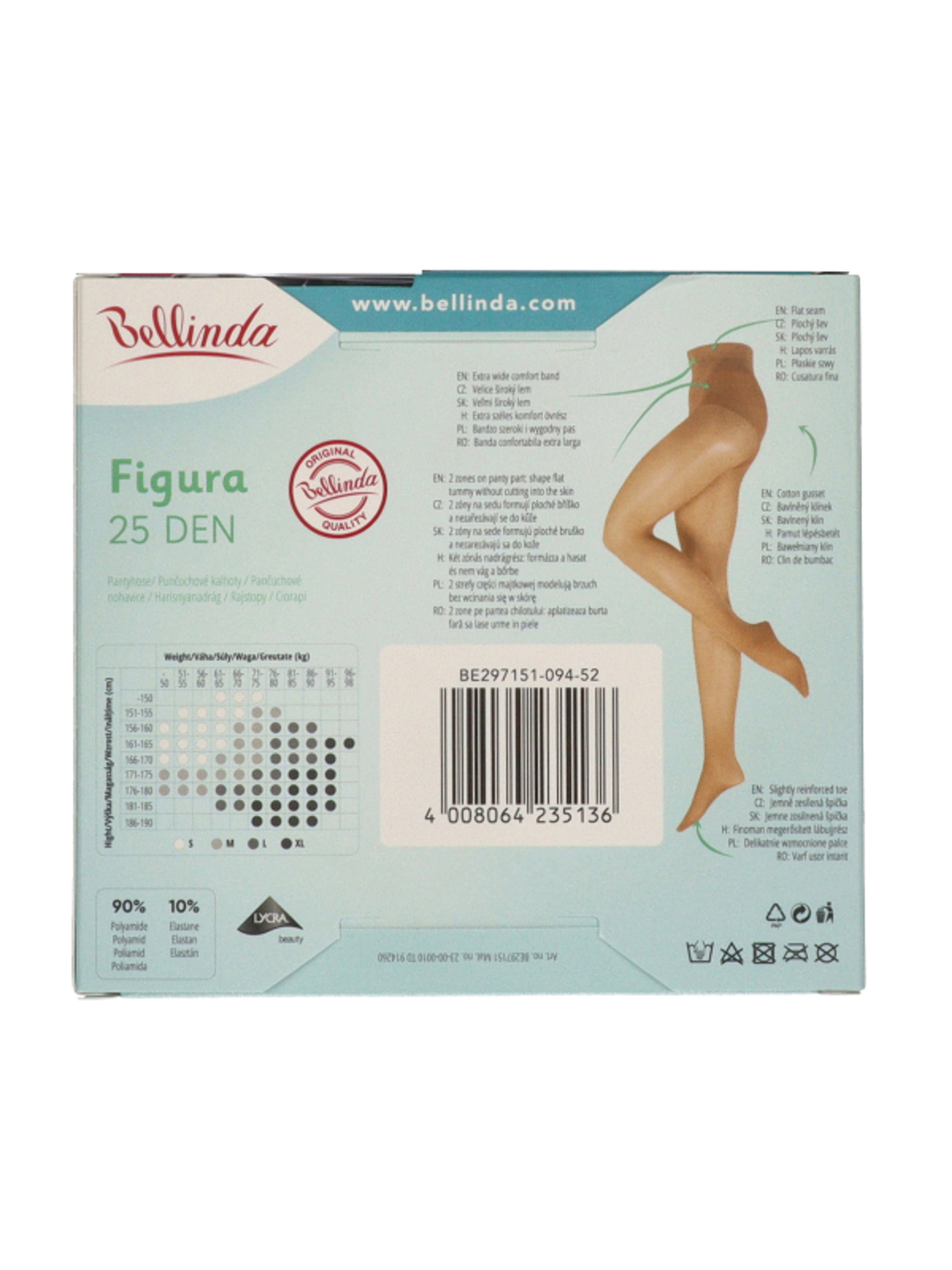 Bellinda Figura 25 Den harisnya /fekete XL - 1 db-4