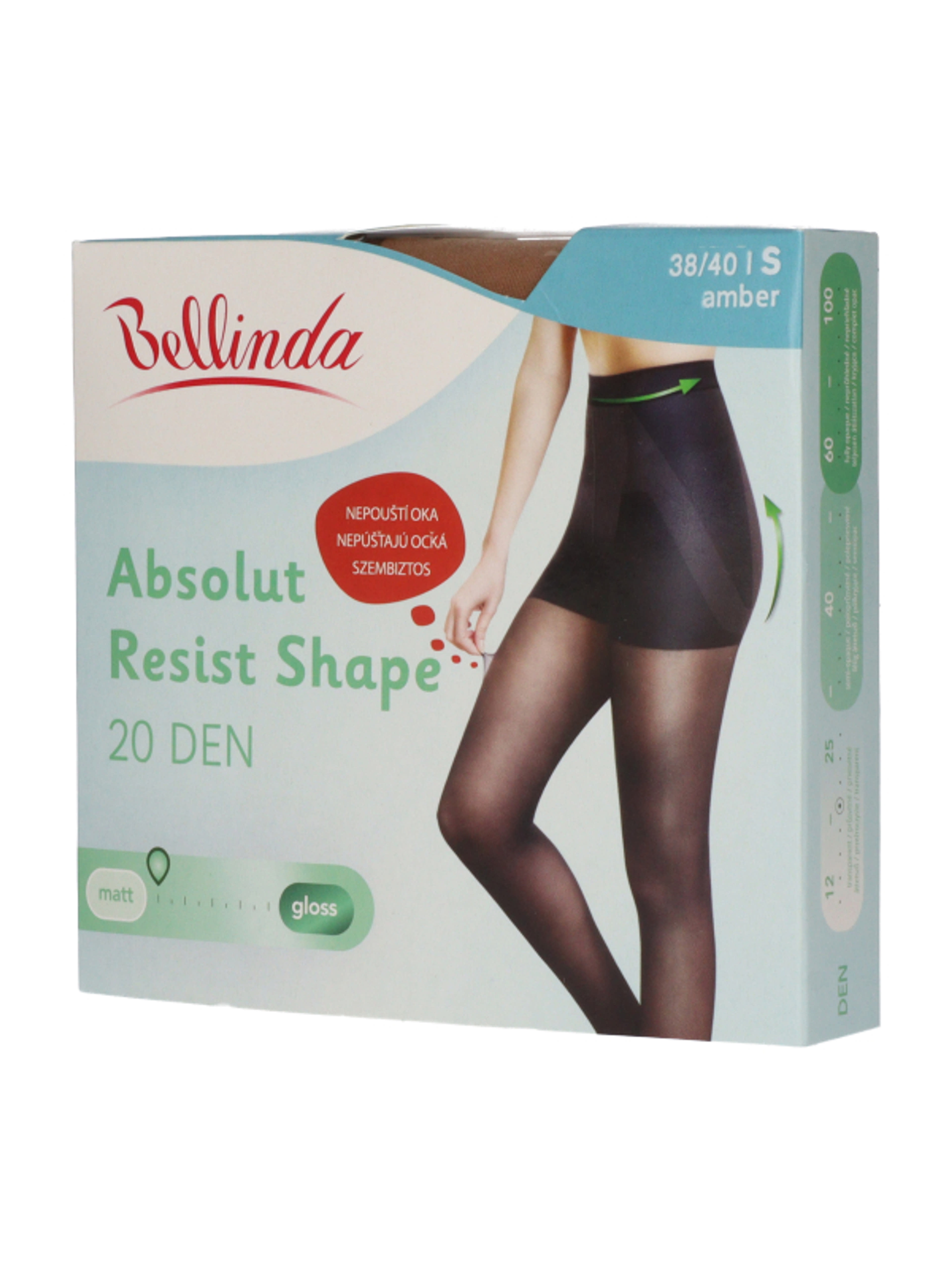 Bellinda Absolut Resist Shape harisnya /amber S   - 1 db-4