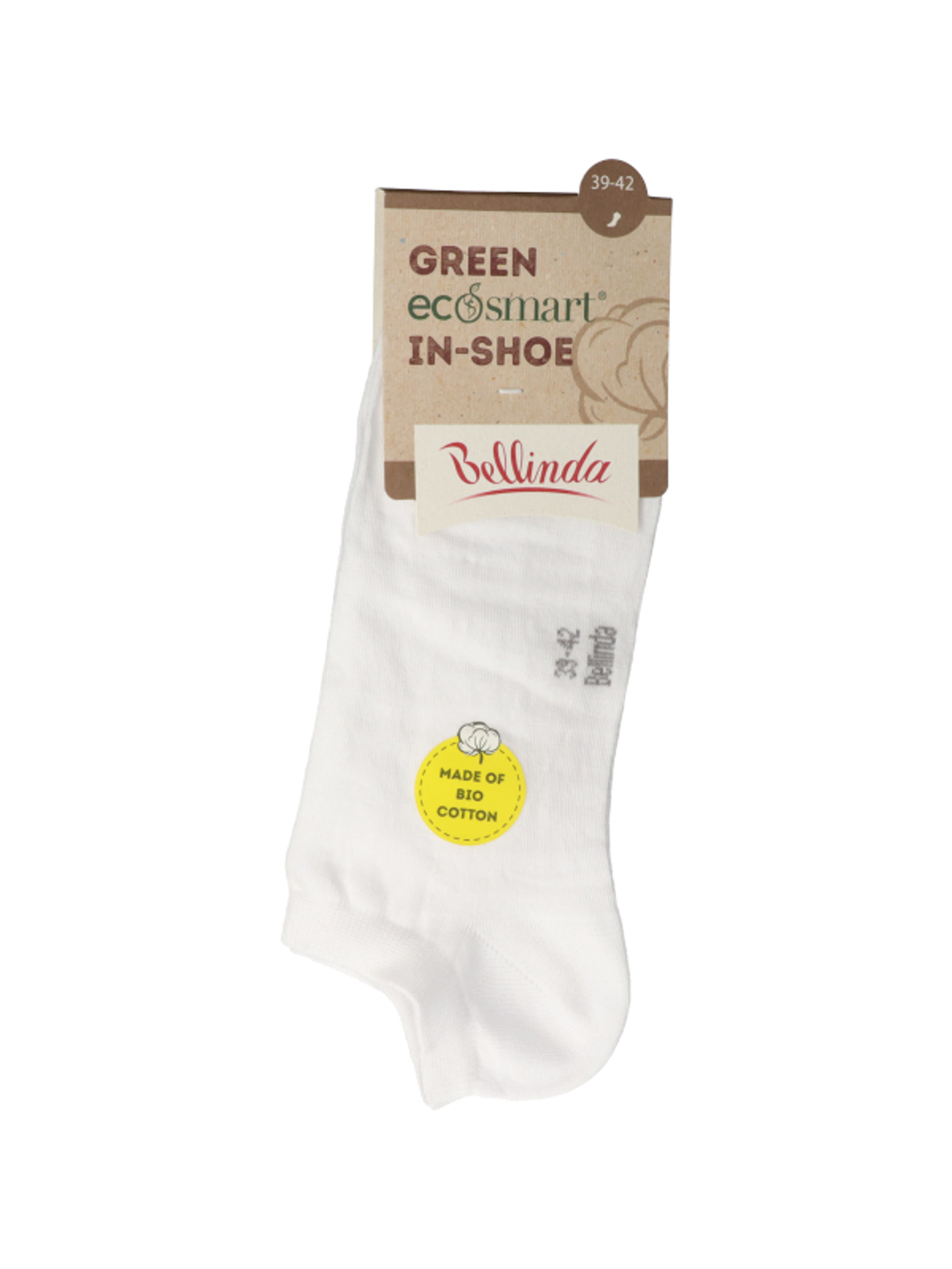 Bellinda Green Ecosmart In Shoe zokni, fehér 39-42 - 1 db-1