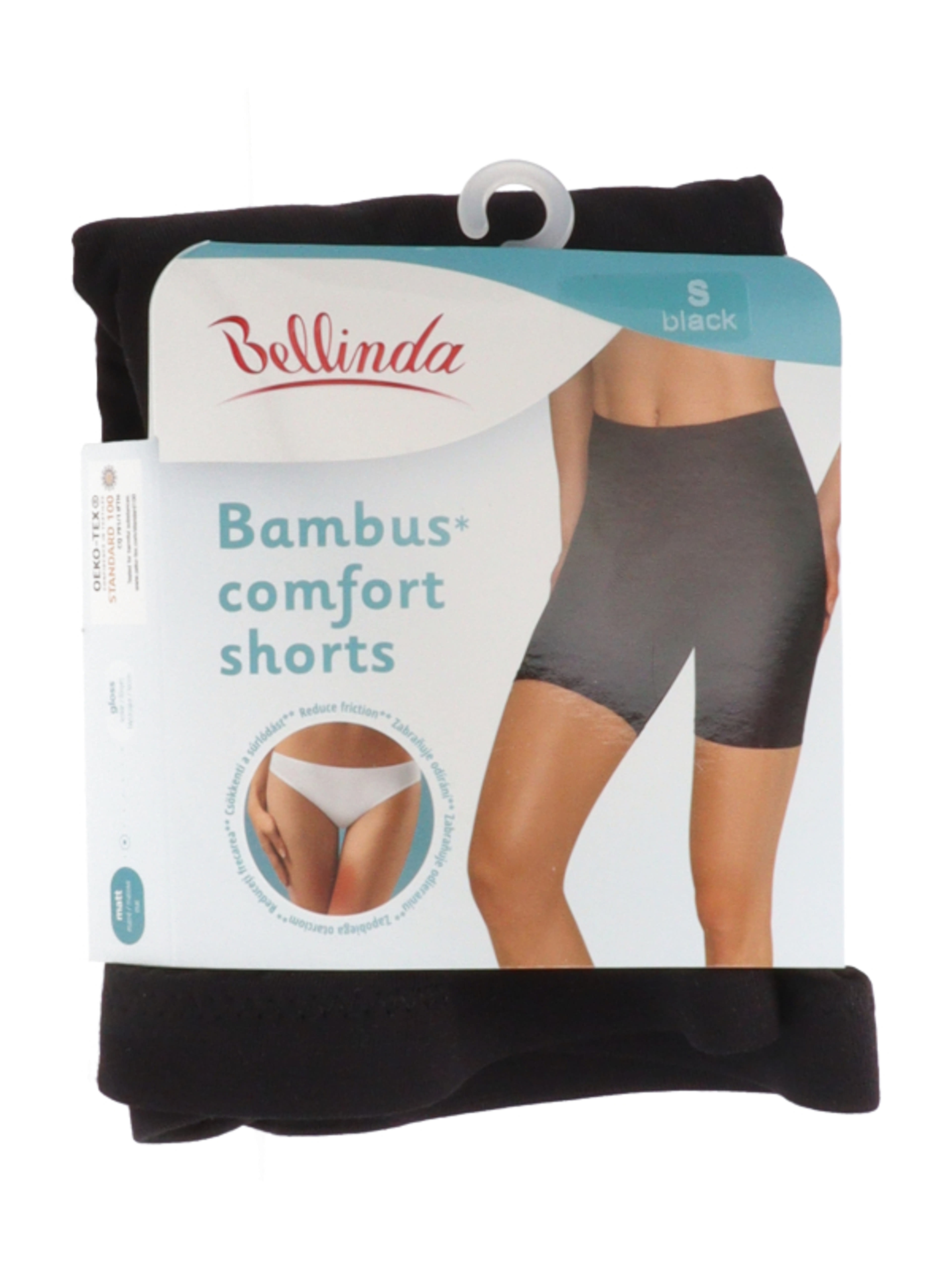 Bellinda Bambus Comfort short fekete S-es méret - 1 db