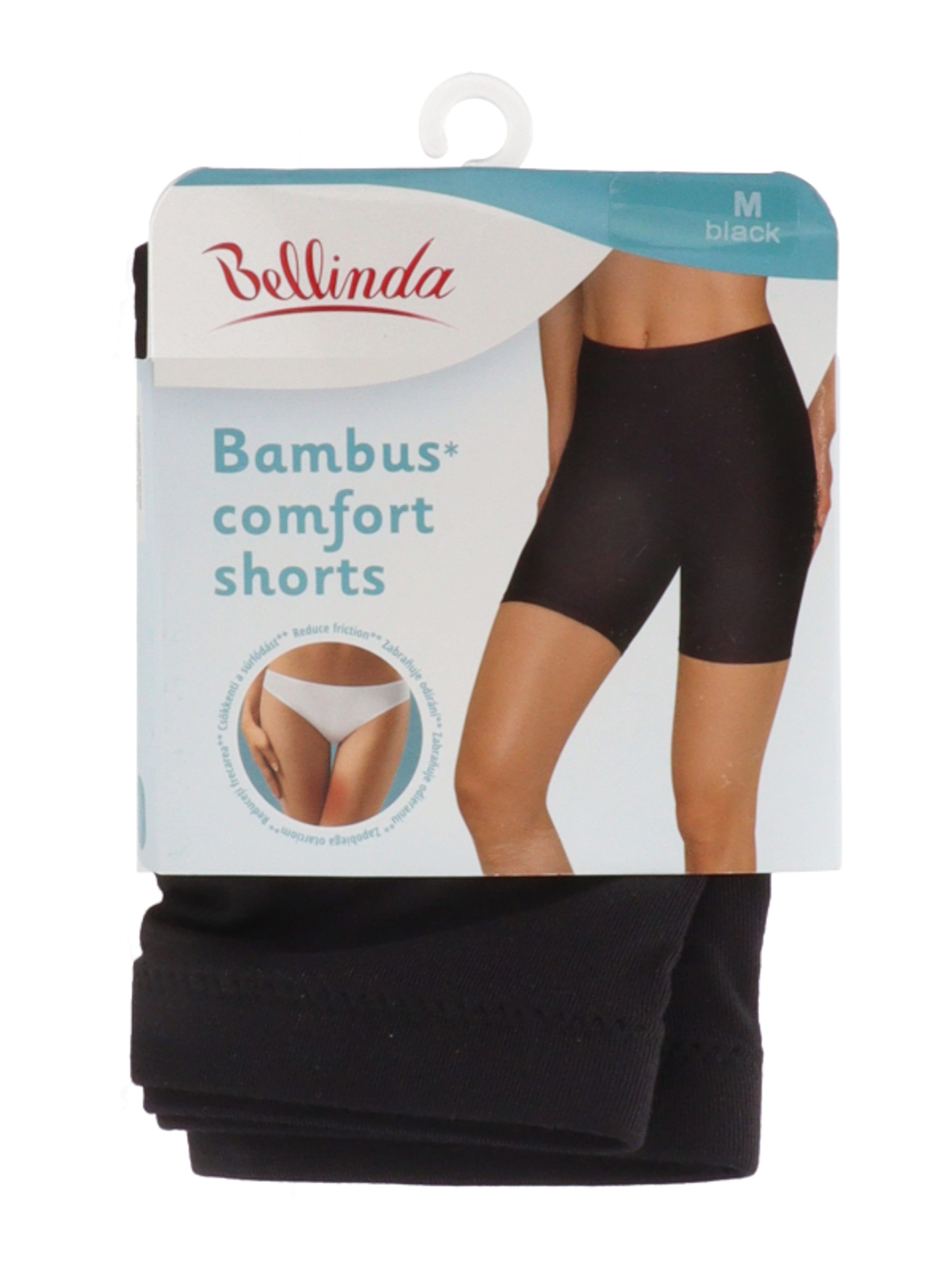 Bellinda Bambus Comfort short fekete M-es méret - 1 db-1