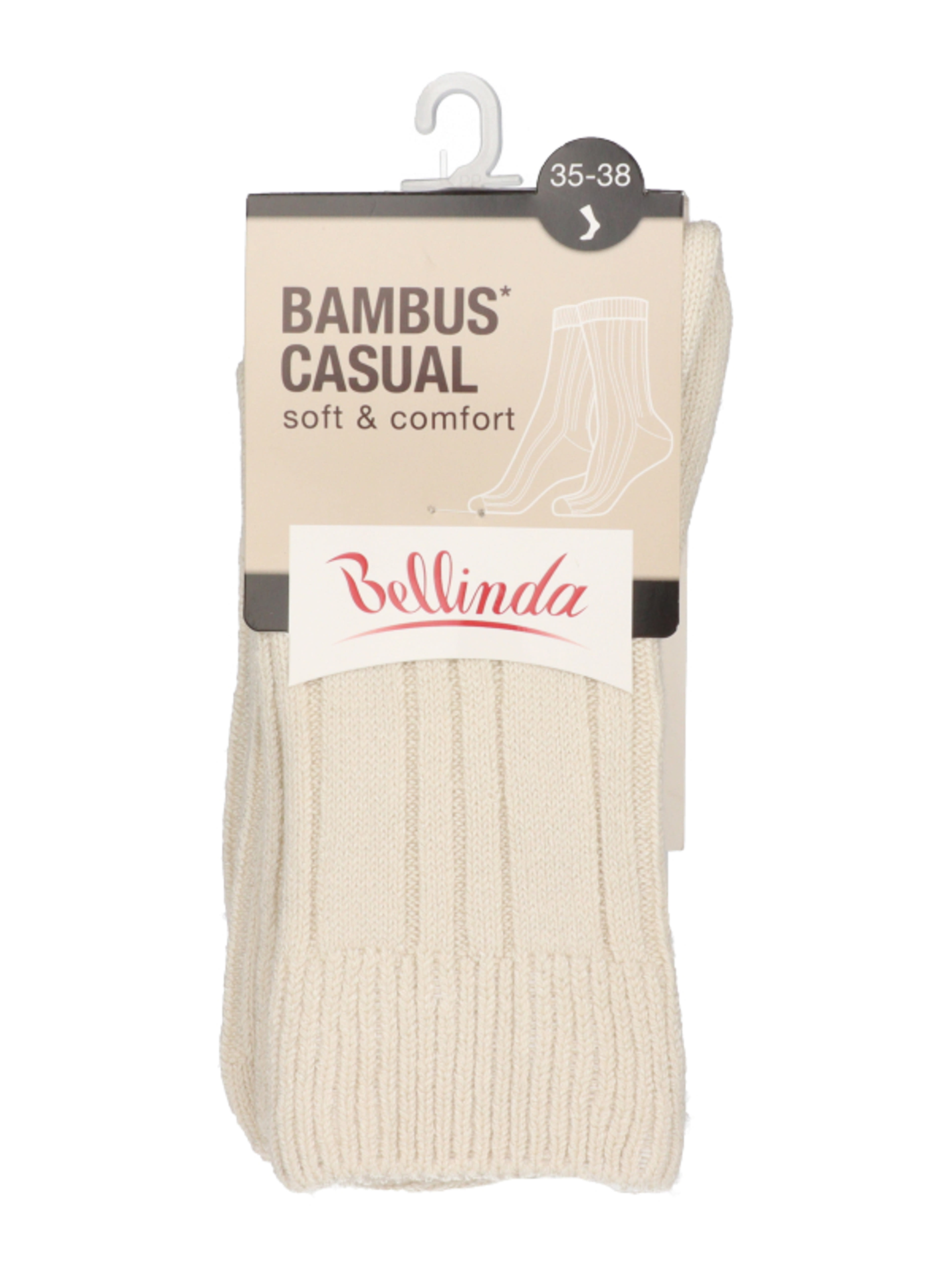 Bellinda Bambus Casual zokni /bézs 35-38 - 1 db
