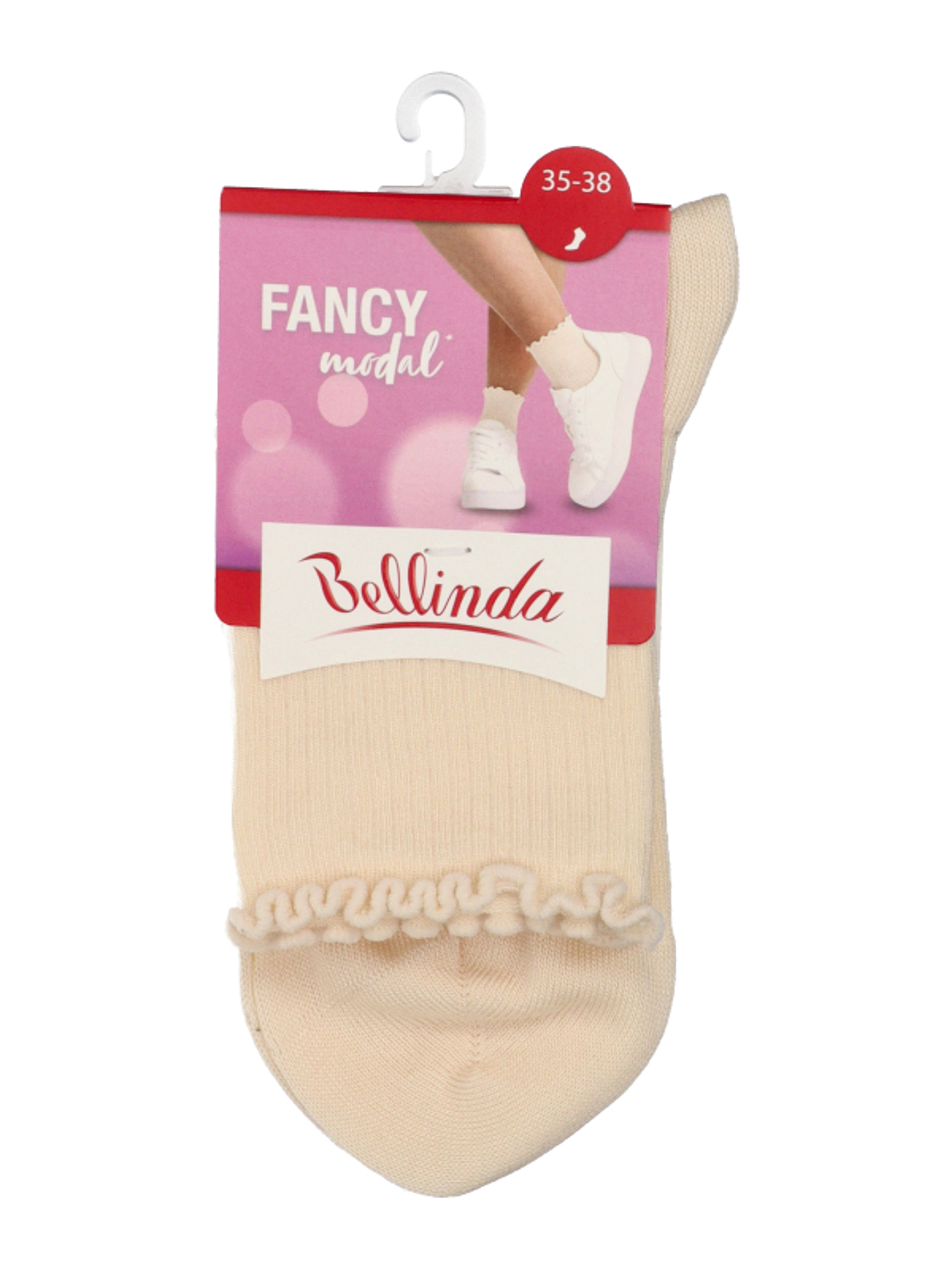 Bellinda fancy Modal női zokni 35-38 /krémszínű - 1 db-1
