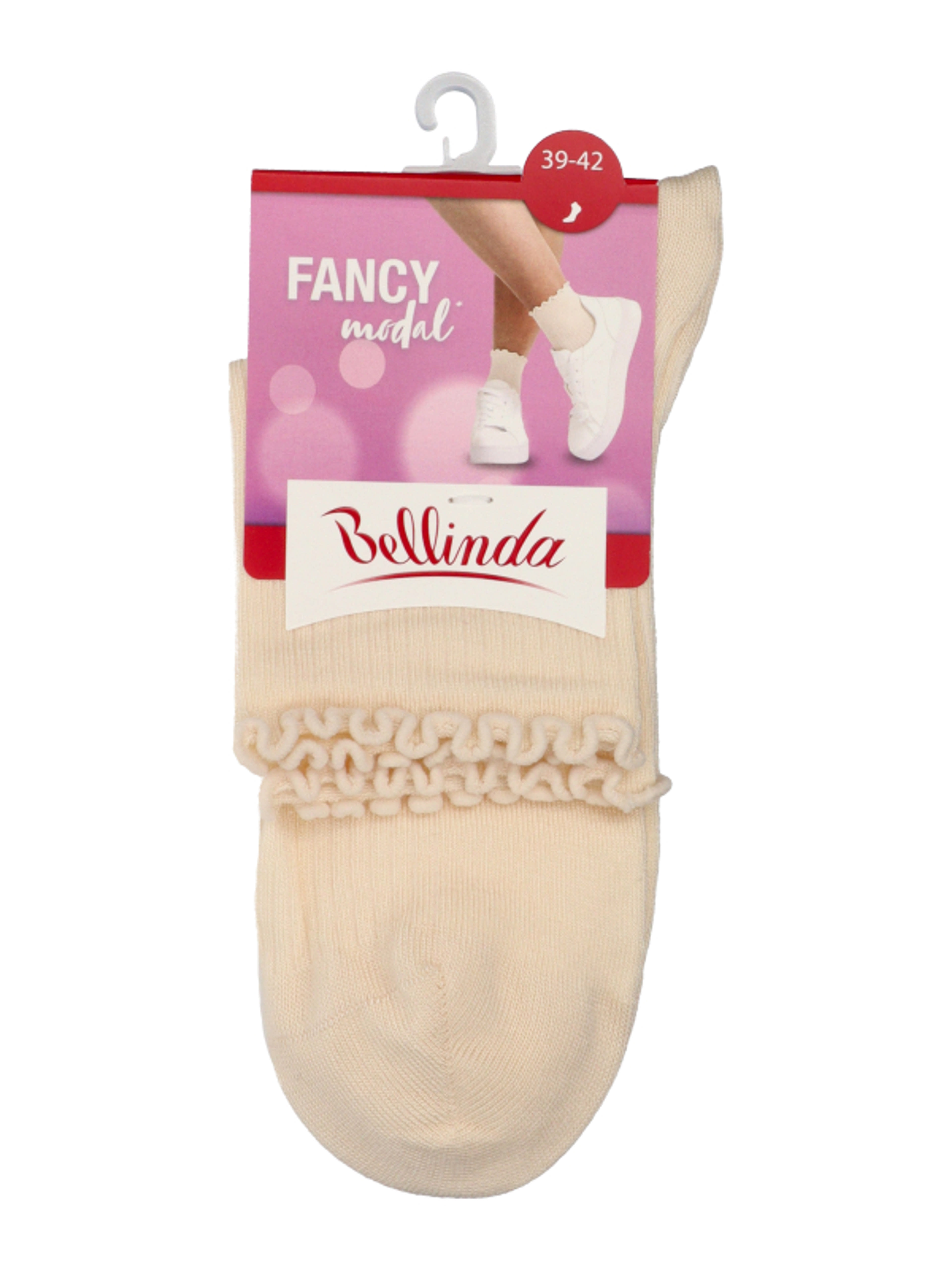 Bellinda fancy Modal női zokni 39-42 /krémszínű - 1 db