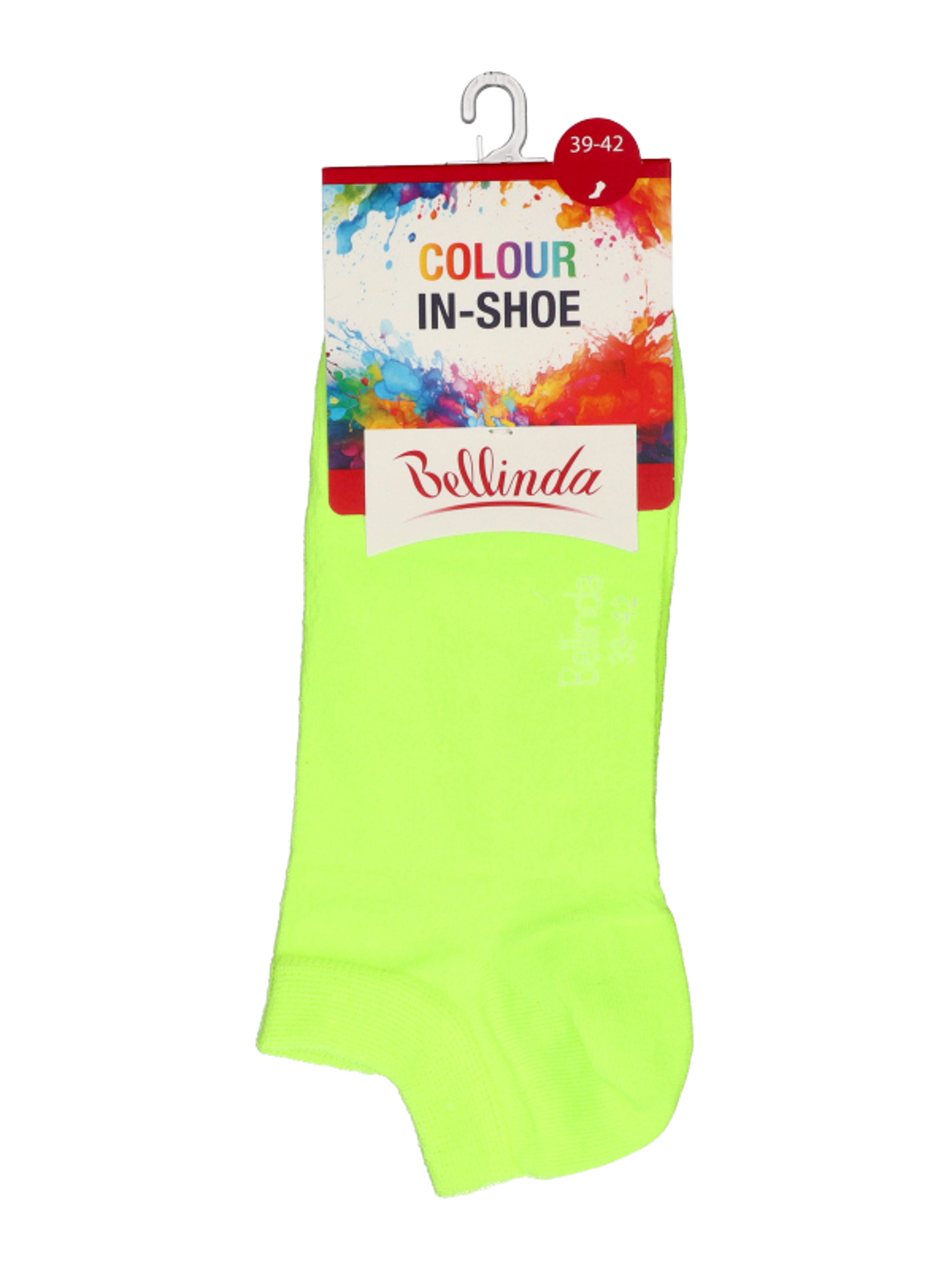 Bellina In-Shoe női zokni /neon zöld 39-42 - 1 db
