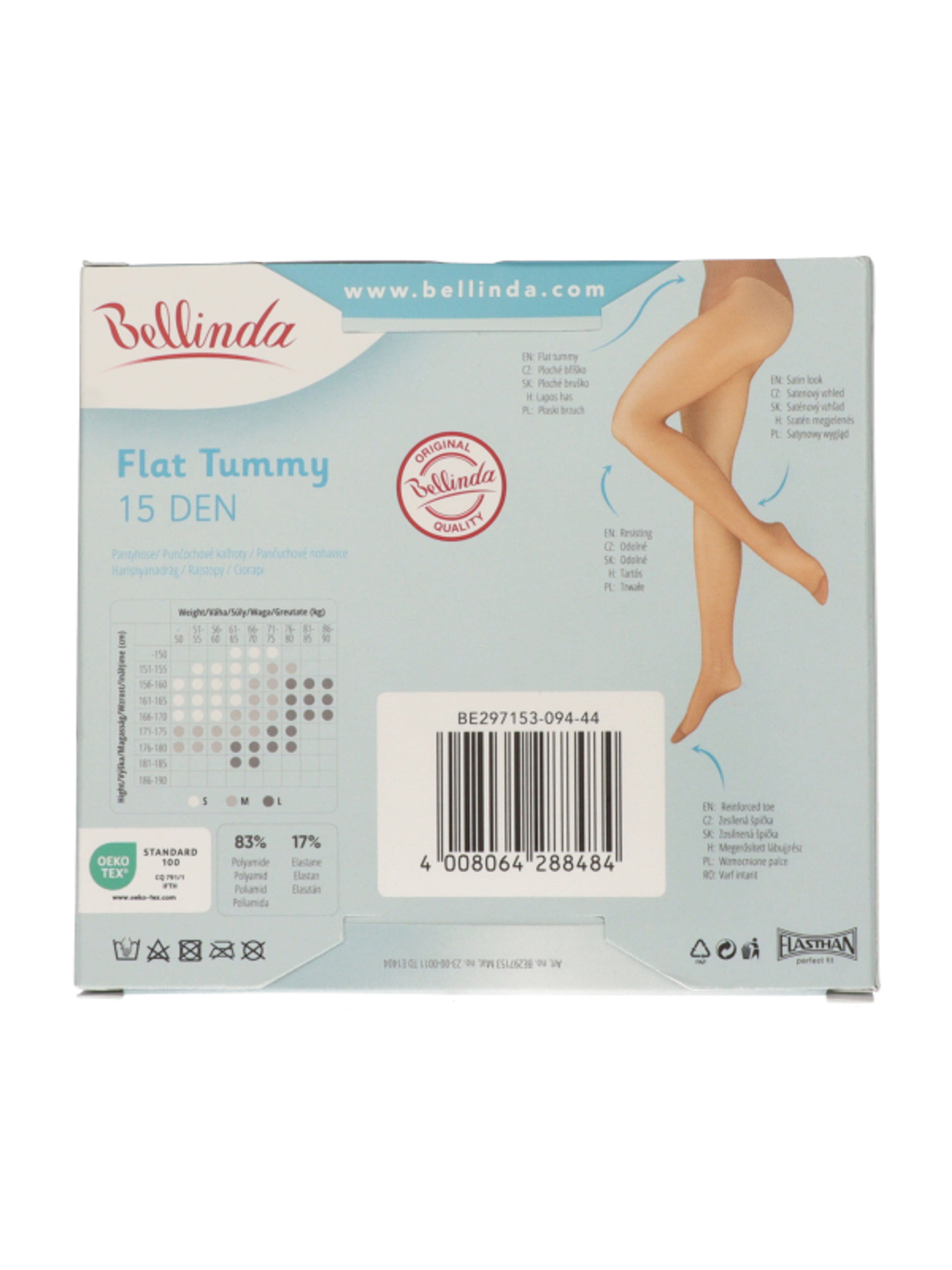 Bellinda Flat Tummy harisnya 15 DEN /fekete M - 1 db-4