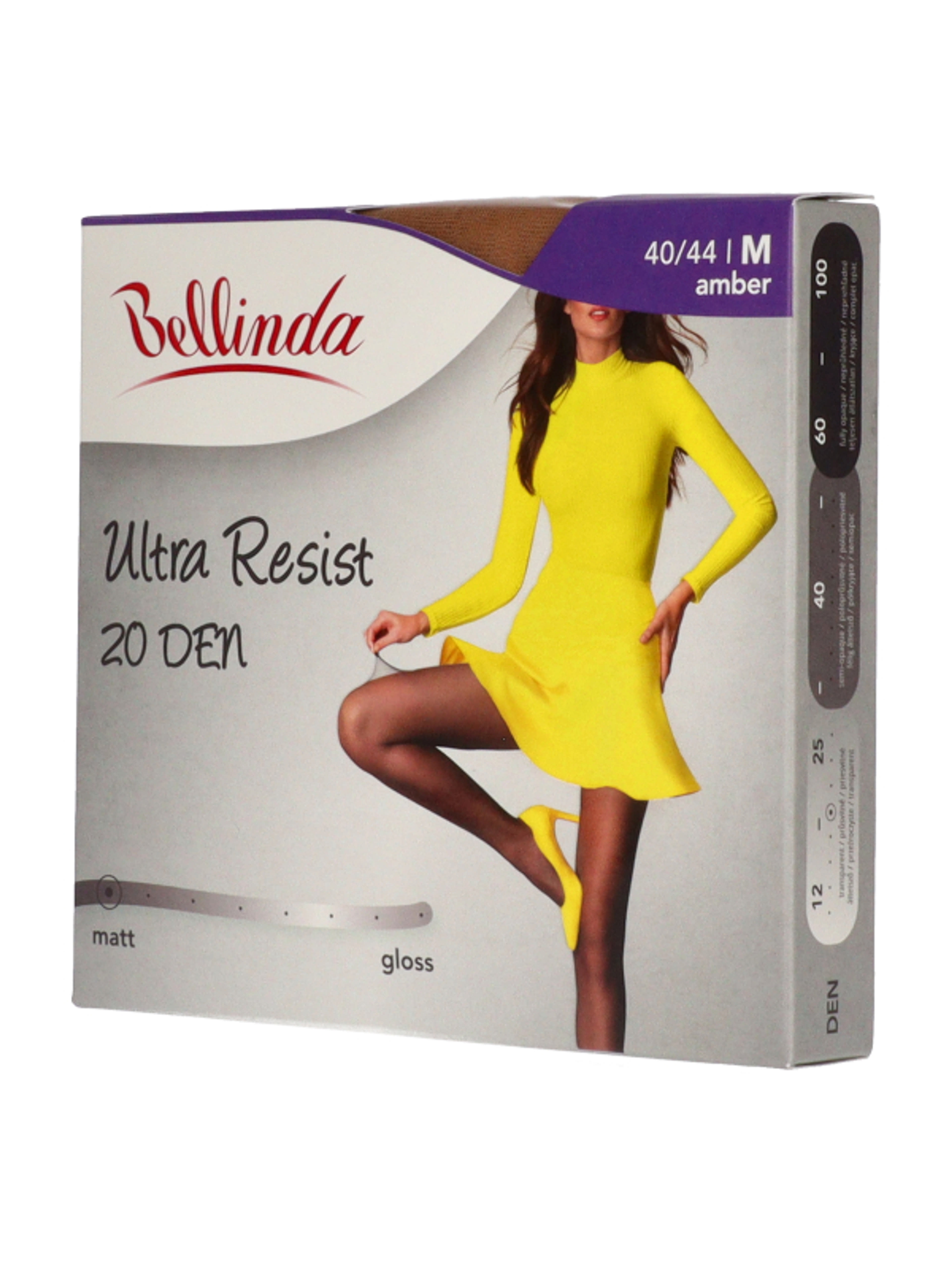 Bellinda Ultra Resist harisnya 20Den /amber M - 1 db-5