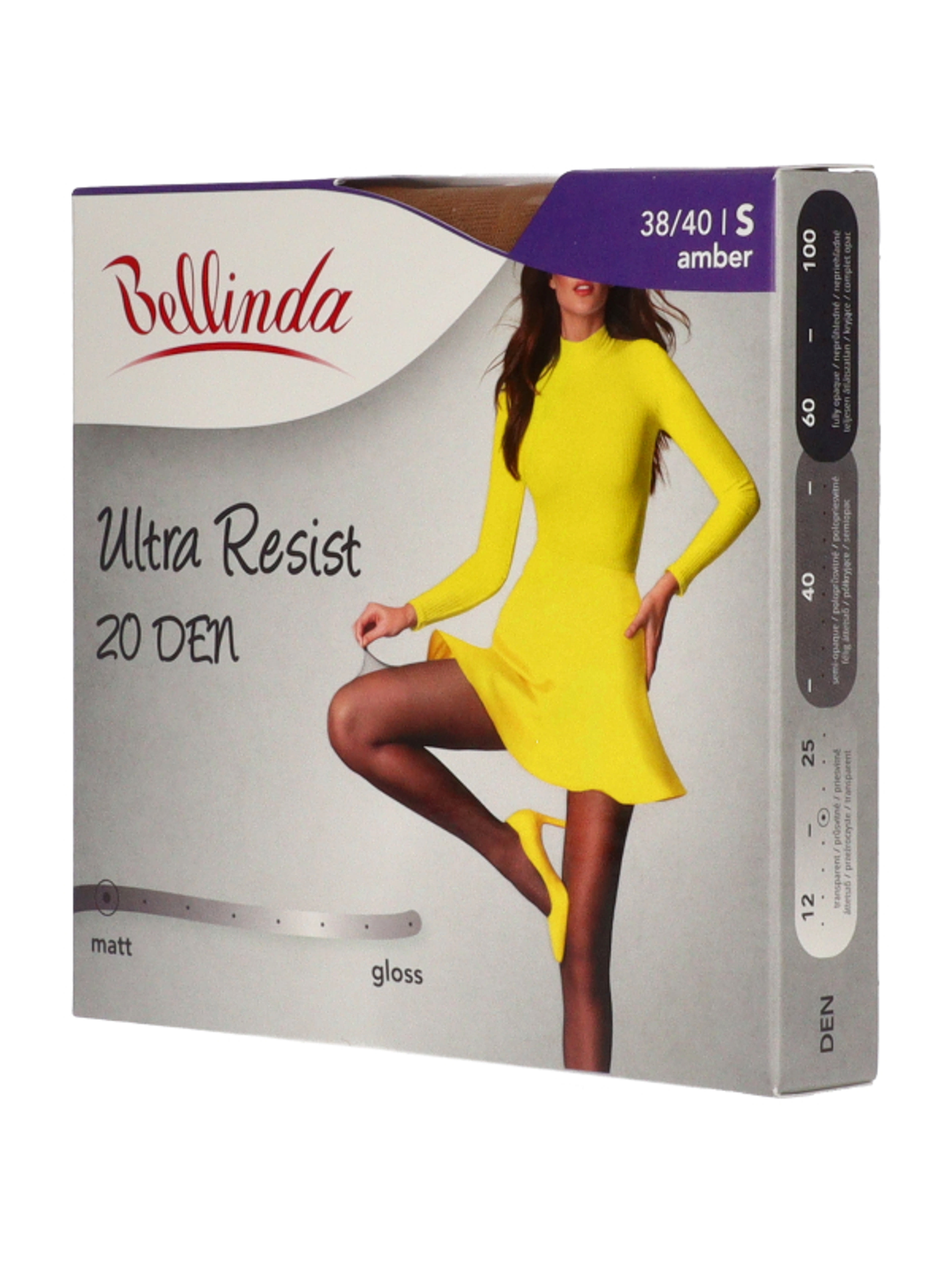 Bellinda Ultra Resist harisnya 20Den /amber S - 1 db-5