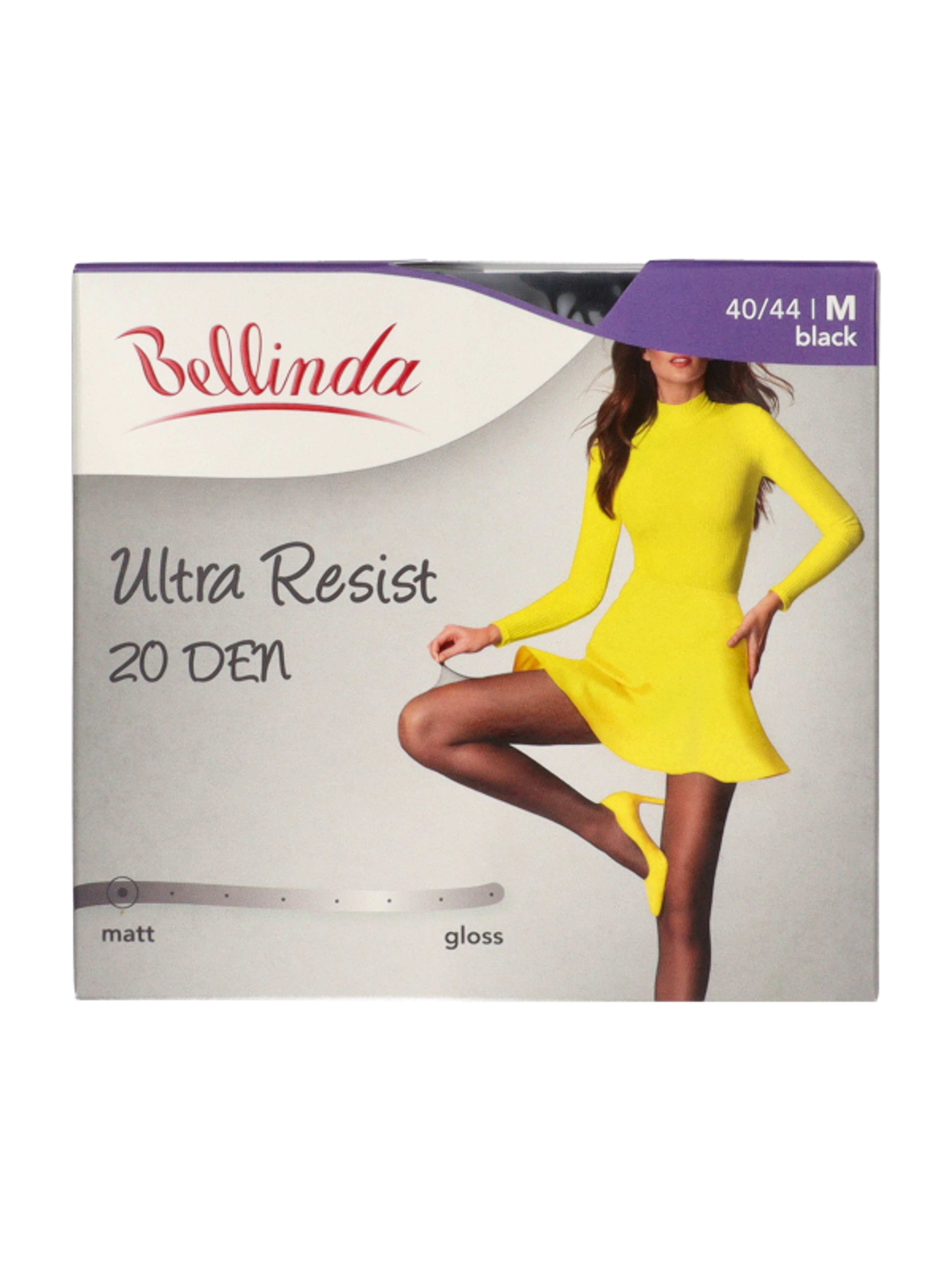 Bellinda Ultra Resist harisnya 20Den /fekete M - 1 db-4