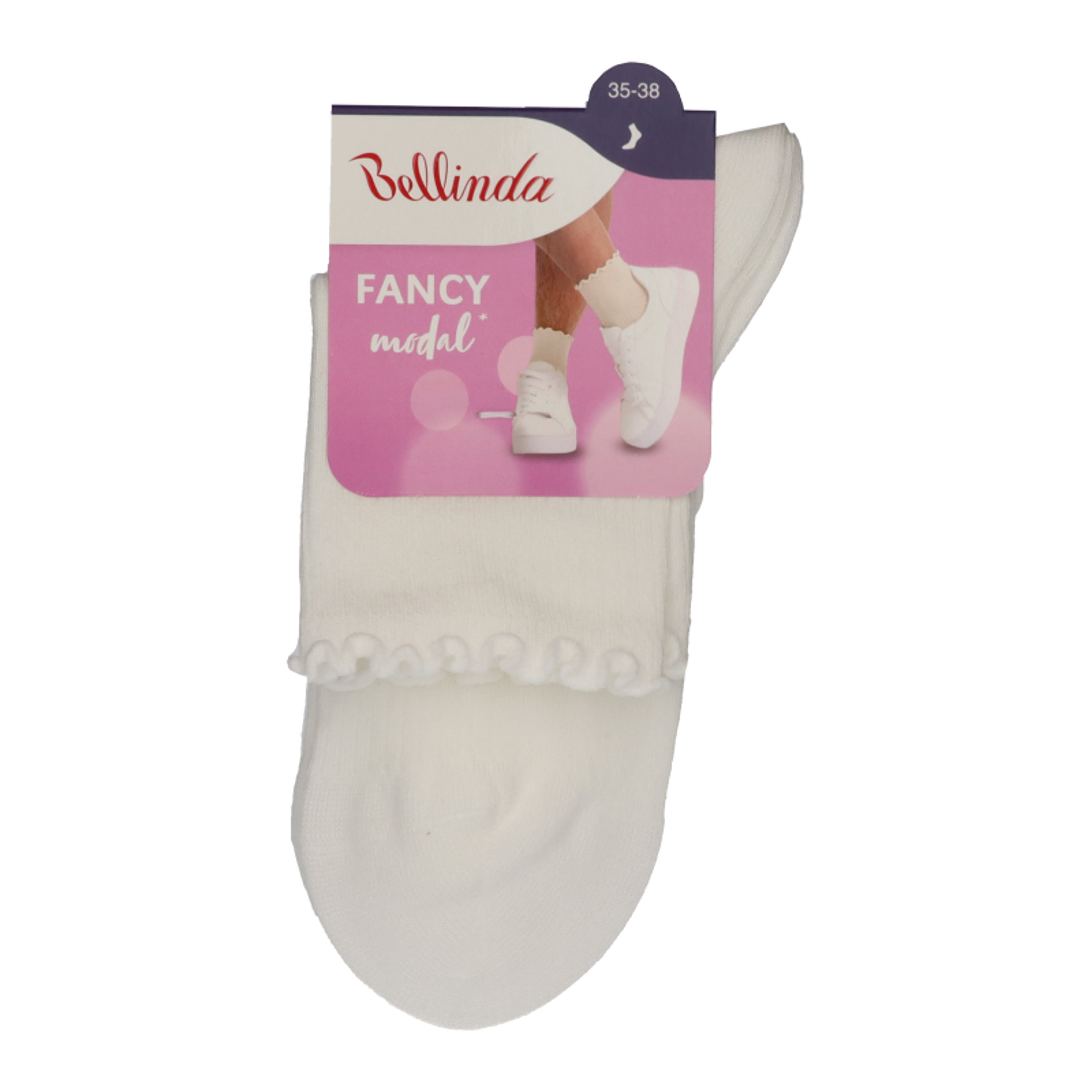 Bellinda Fancy Modal női zokni /fekér 35-38 - 1 db-3