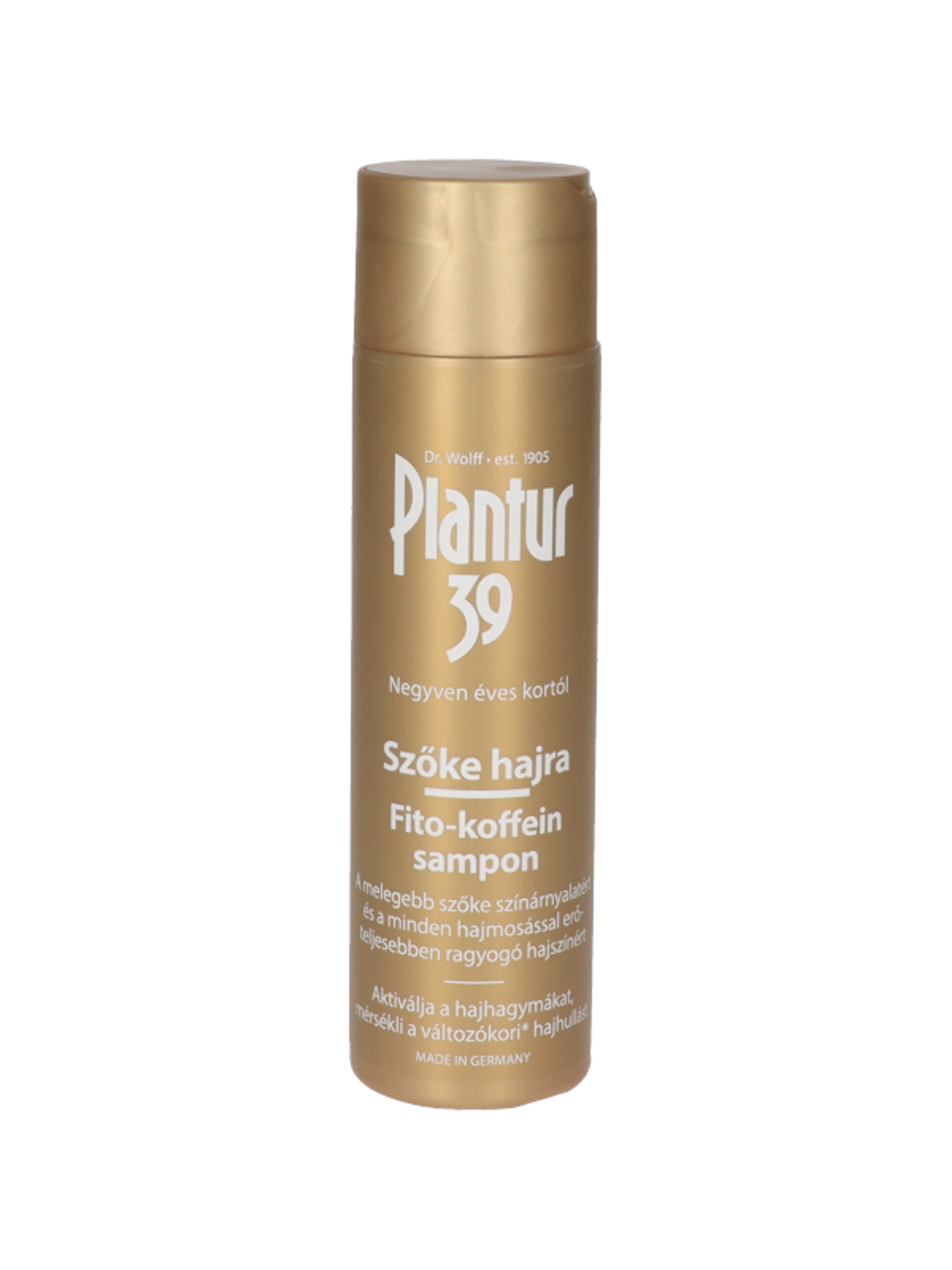 Plantur 39 fito-koffein sampon szőke hajra - 250 ml-1