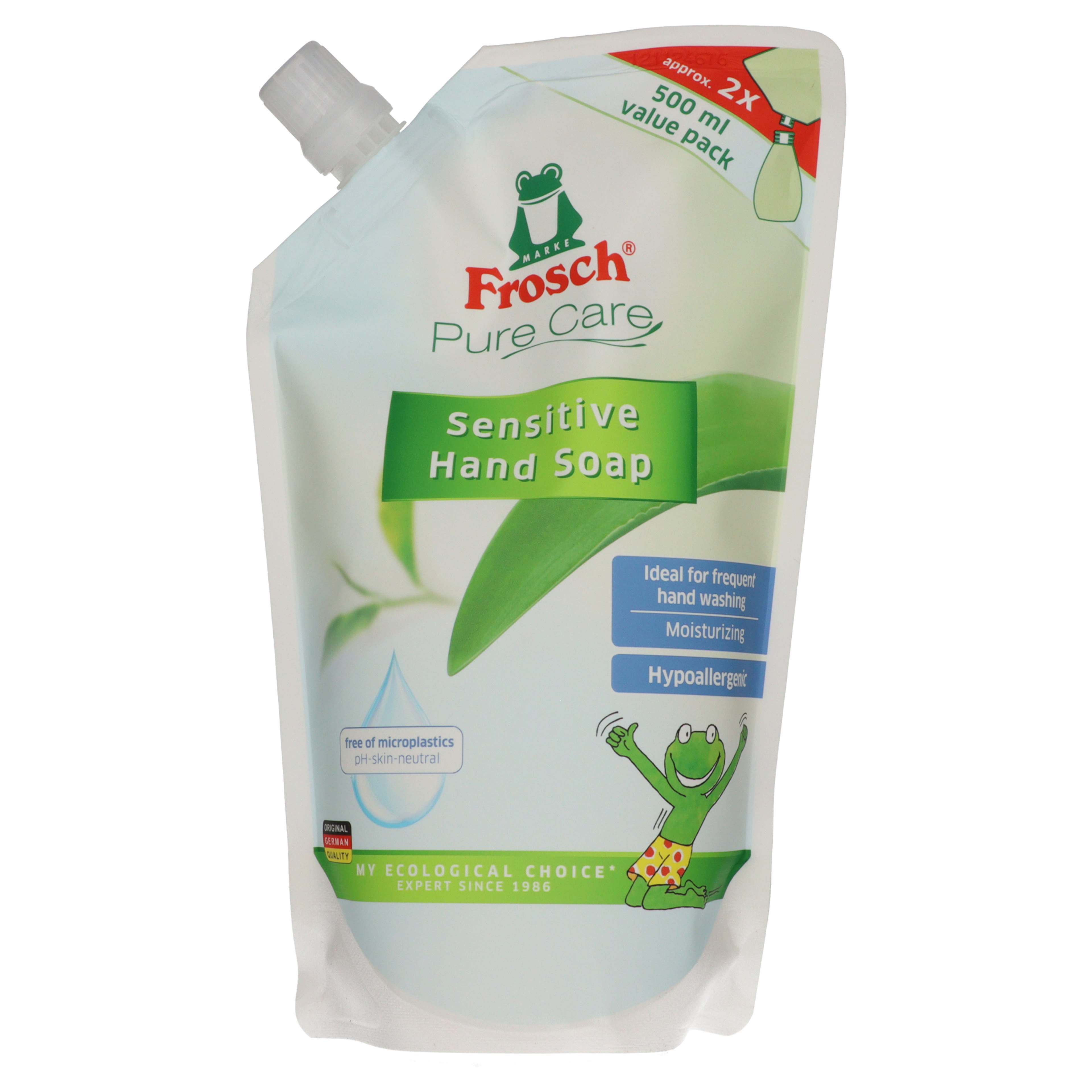 Frosch Sensitive folyékony szappan utántöltő - 500 ml-3