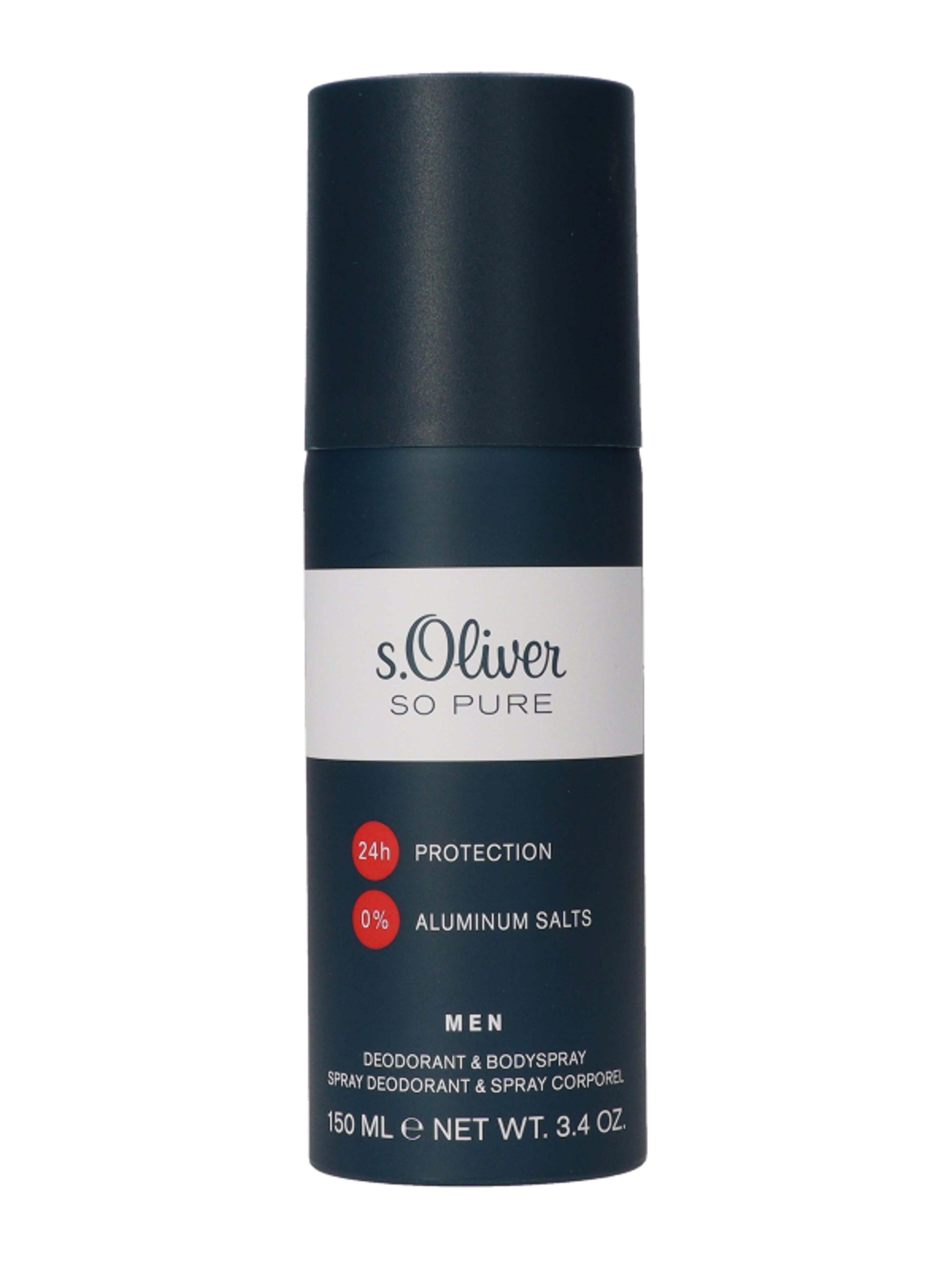 S.oliver deodorant spray so pure man - 150 ml-2
