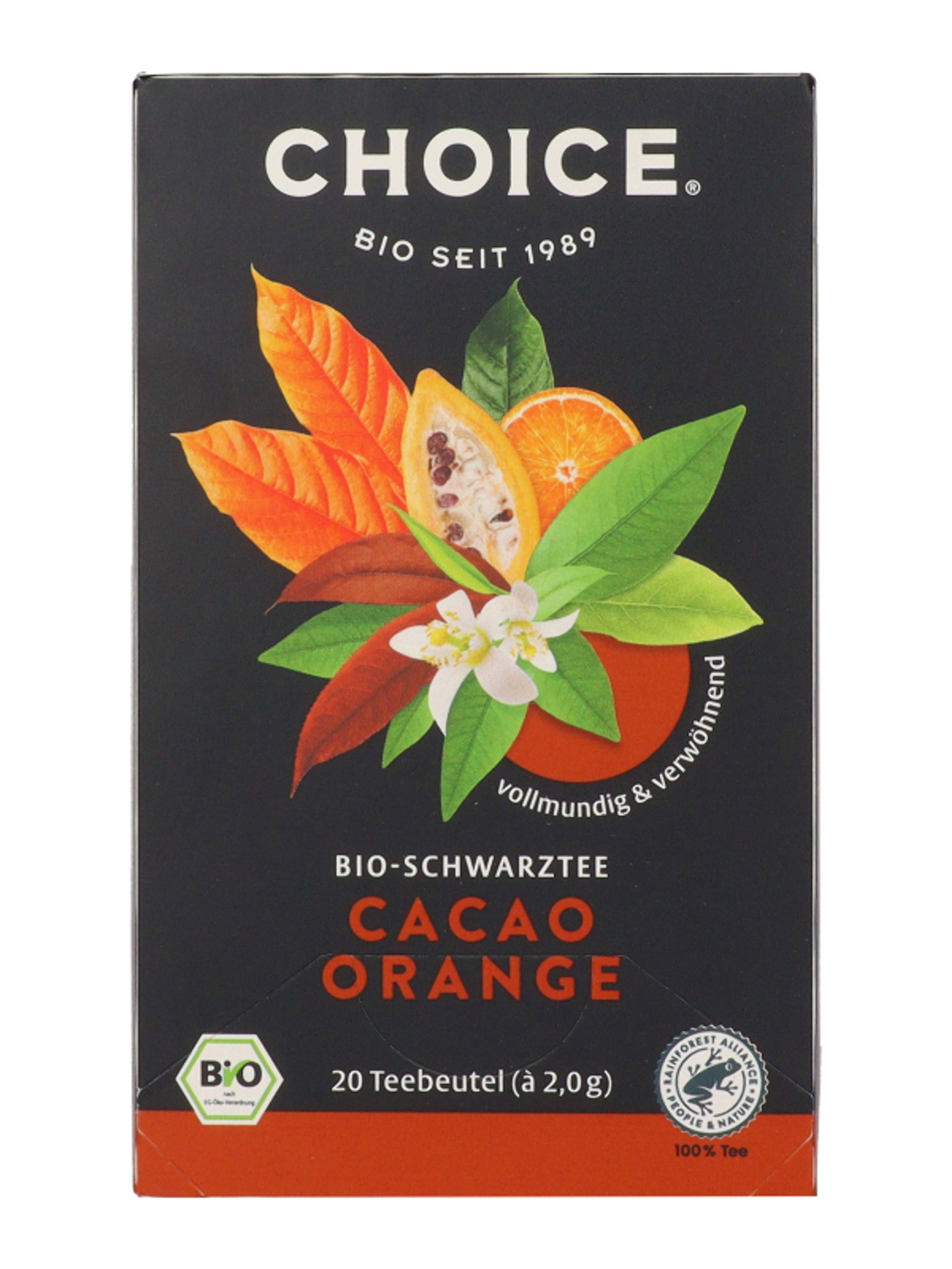 Choice fekete tea kakaó és narancs ízesítéssel - 40 g-2
