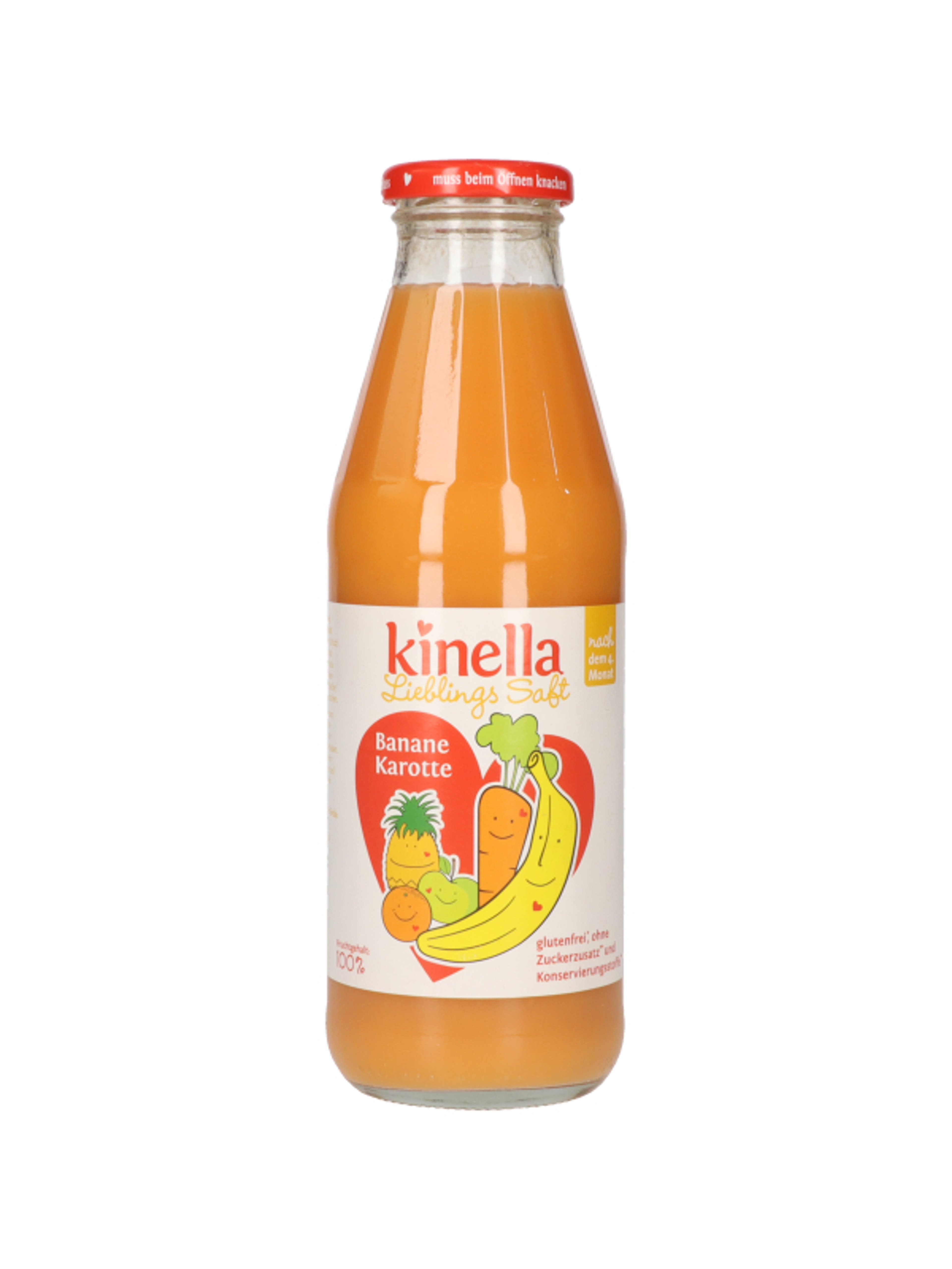 Kinella Gyümölcsital Banán- Sárgarépa 4 Hónapos Kortól - 500 ml-1