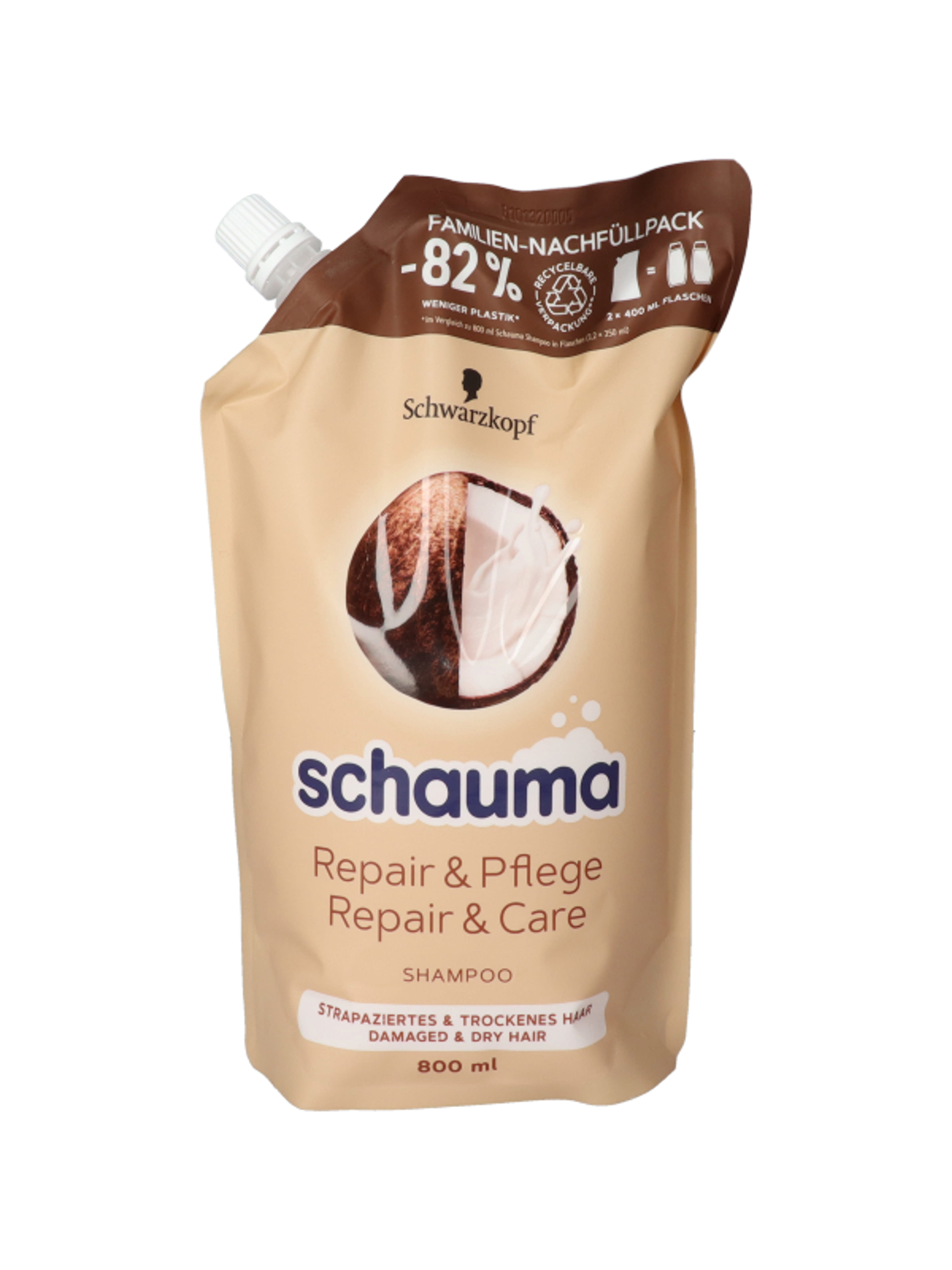 Schauma Regeneráló és ápoló sampon, utántöltő - 800 ml-3