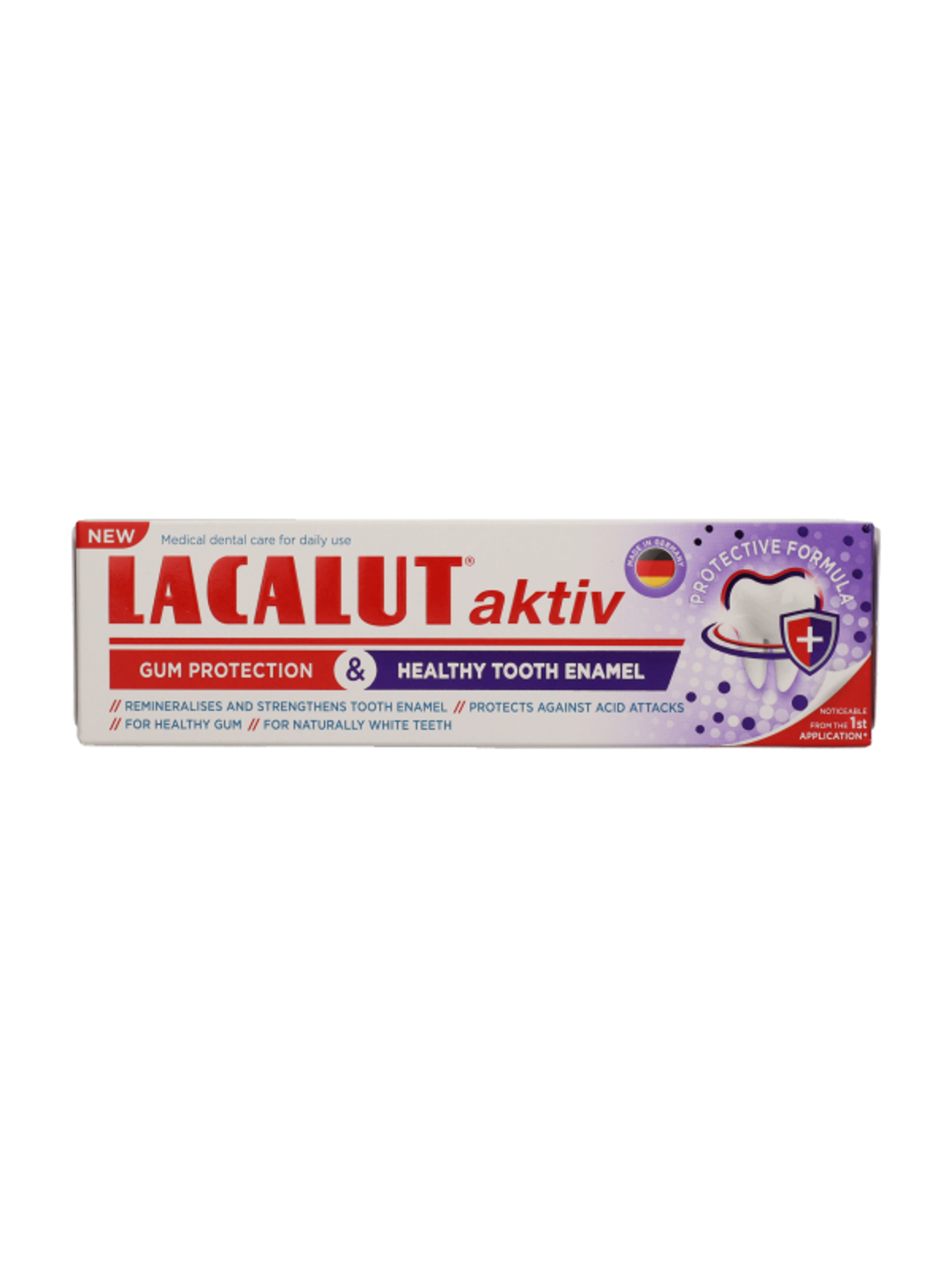 Lacalut Aktív Gum Protection&Healthy Tooth Enamel fogkrém - 75 ml-5