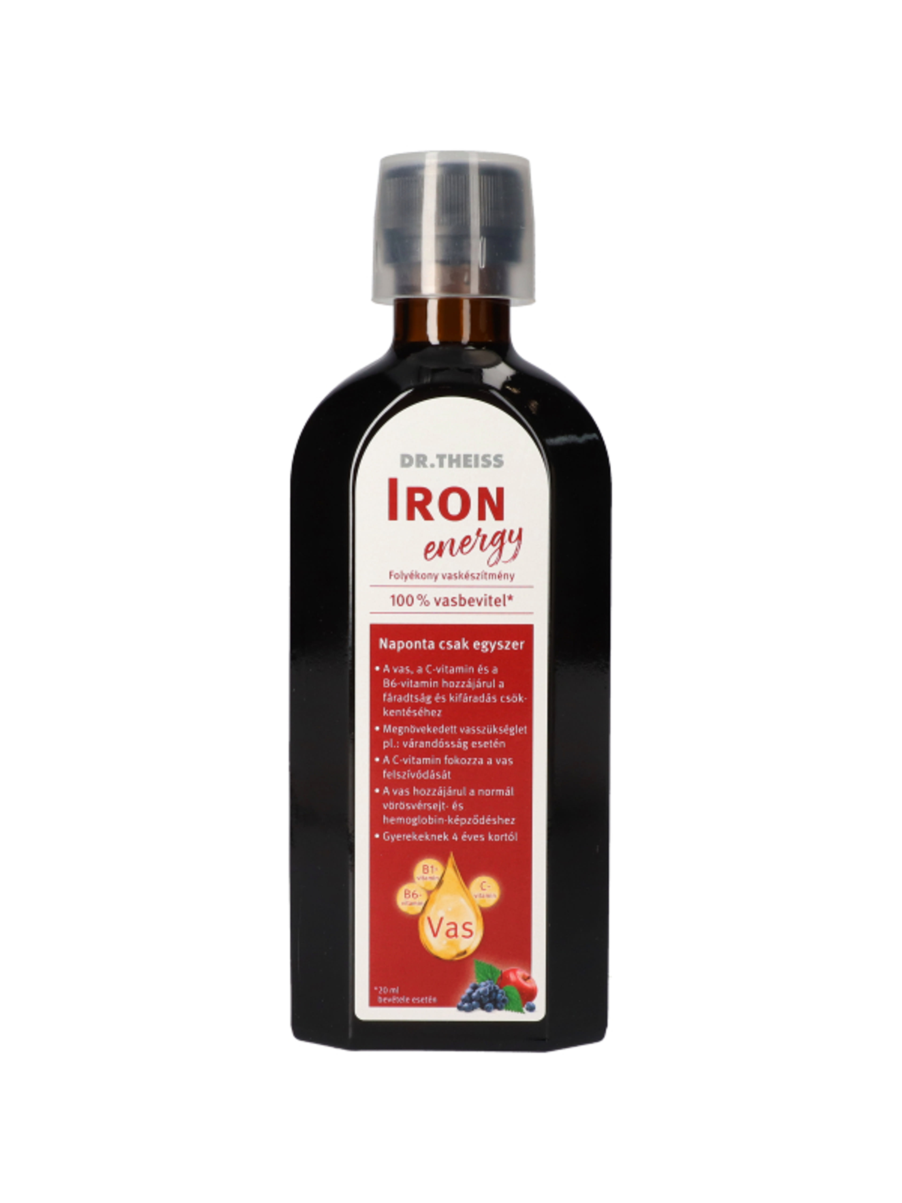 Dr.Theiss Iron Energy folyékony étrend-kiegészítő - 250 ml-6