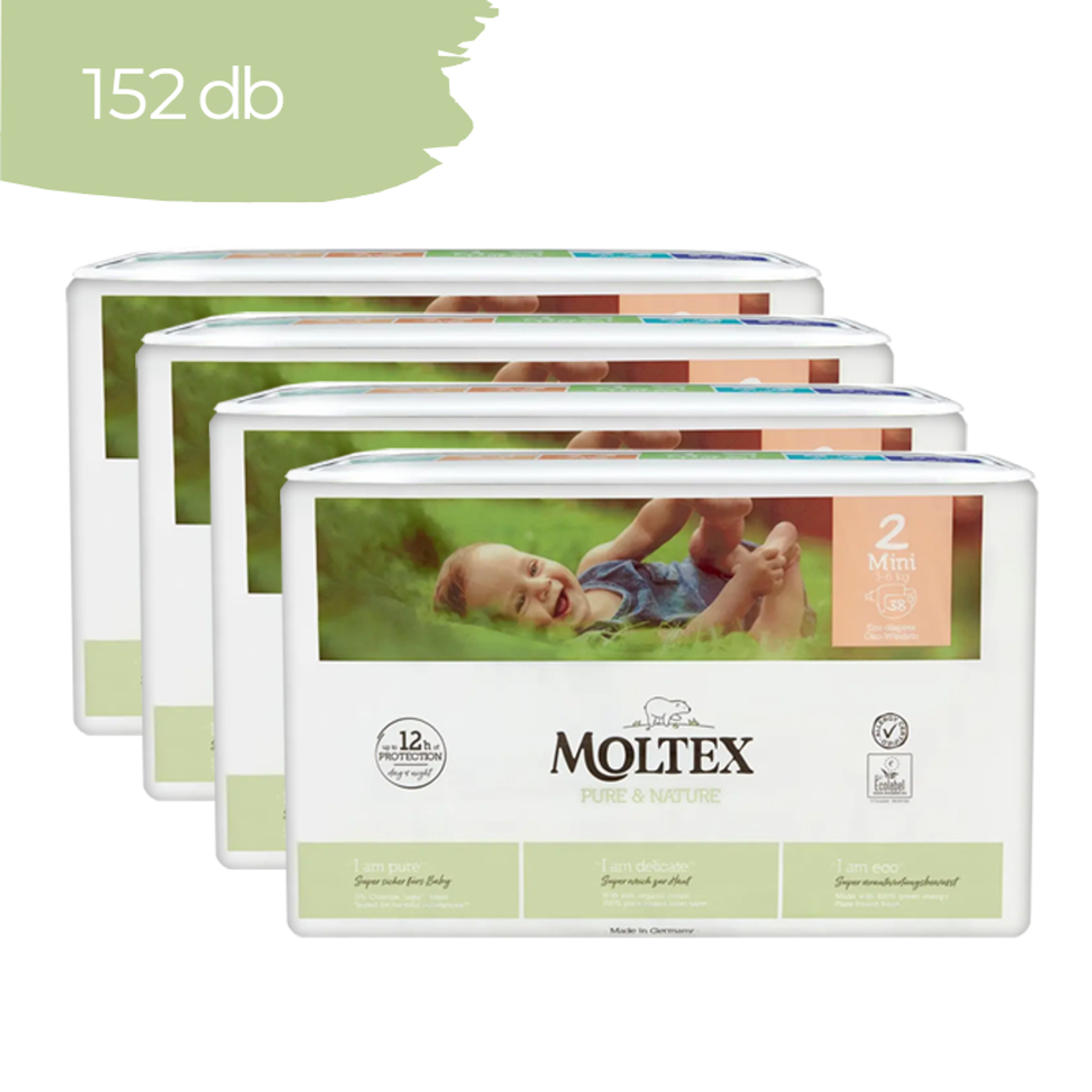 Moltex Pure & Nature Mini öko pelenka 3-6 kg - 152 kg