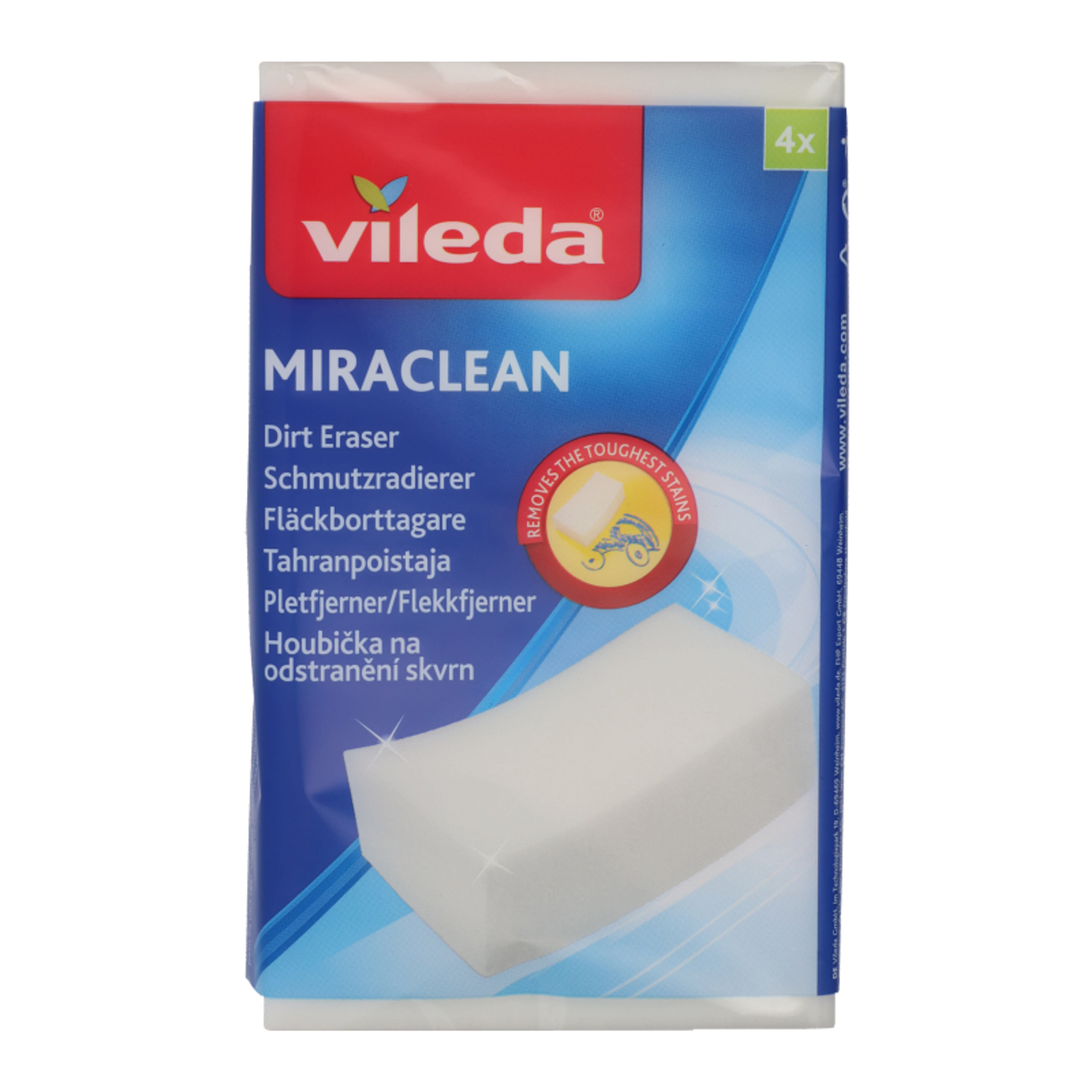 Vileda Miraclean folteltávolító csodaszivacs - 4 db-1