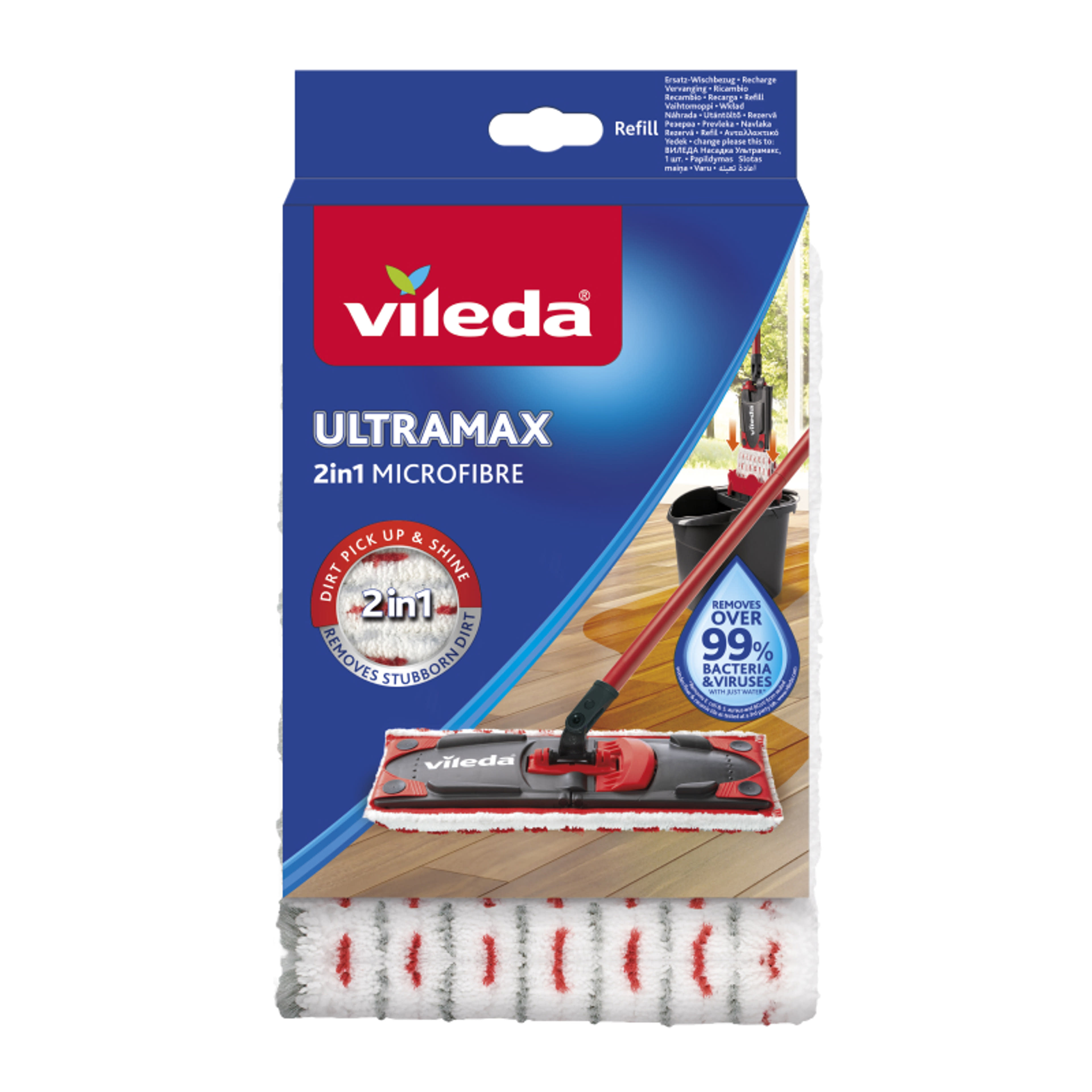 Vileda Ultramax lapos felmosó utántöltő - 1 db-3