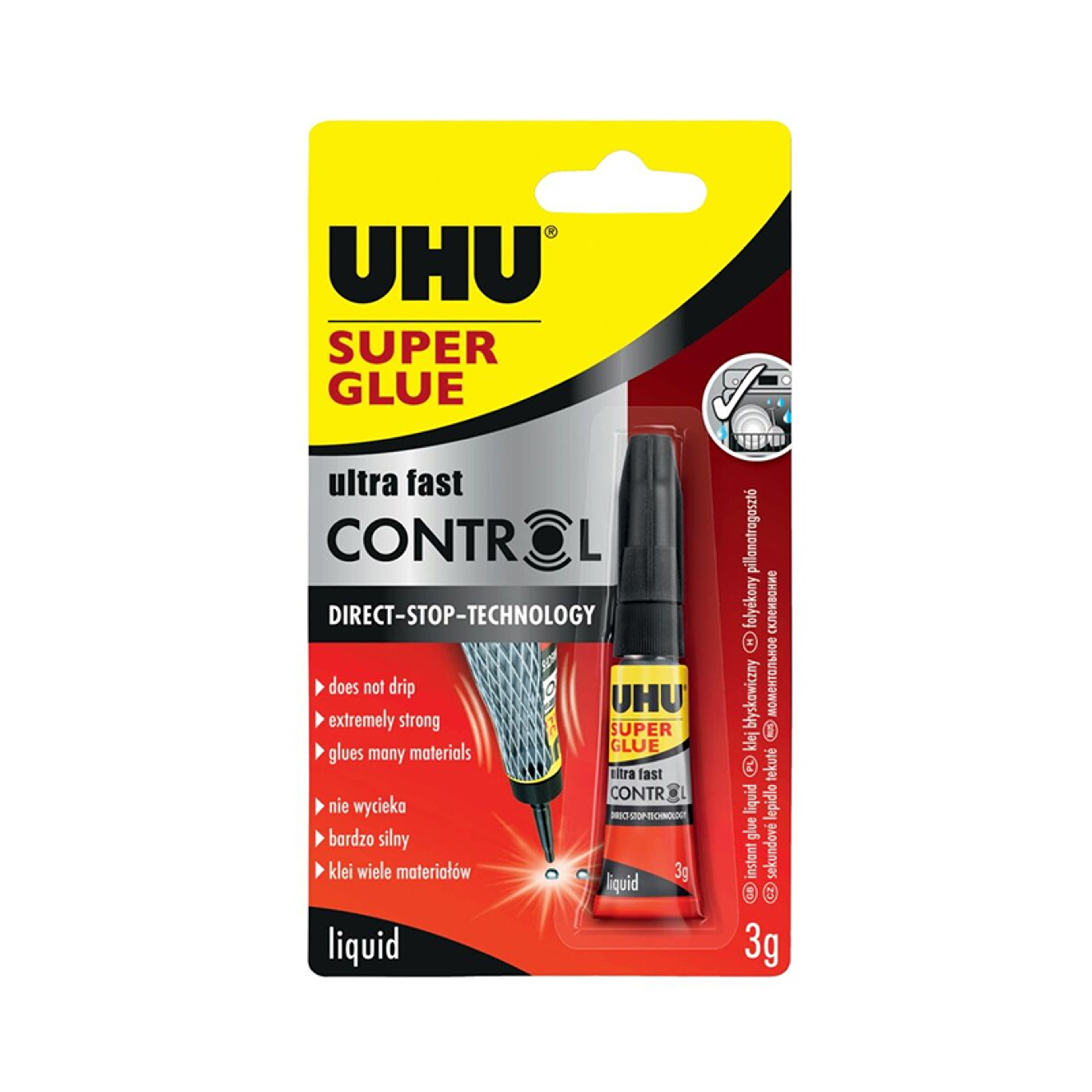 Uhu Control pillanatragasztó - 3 g