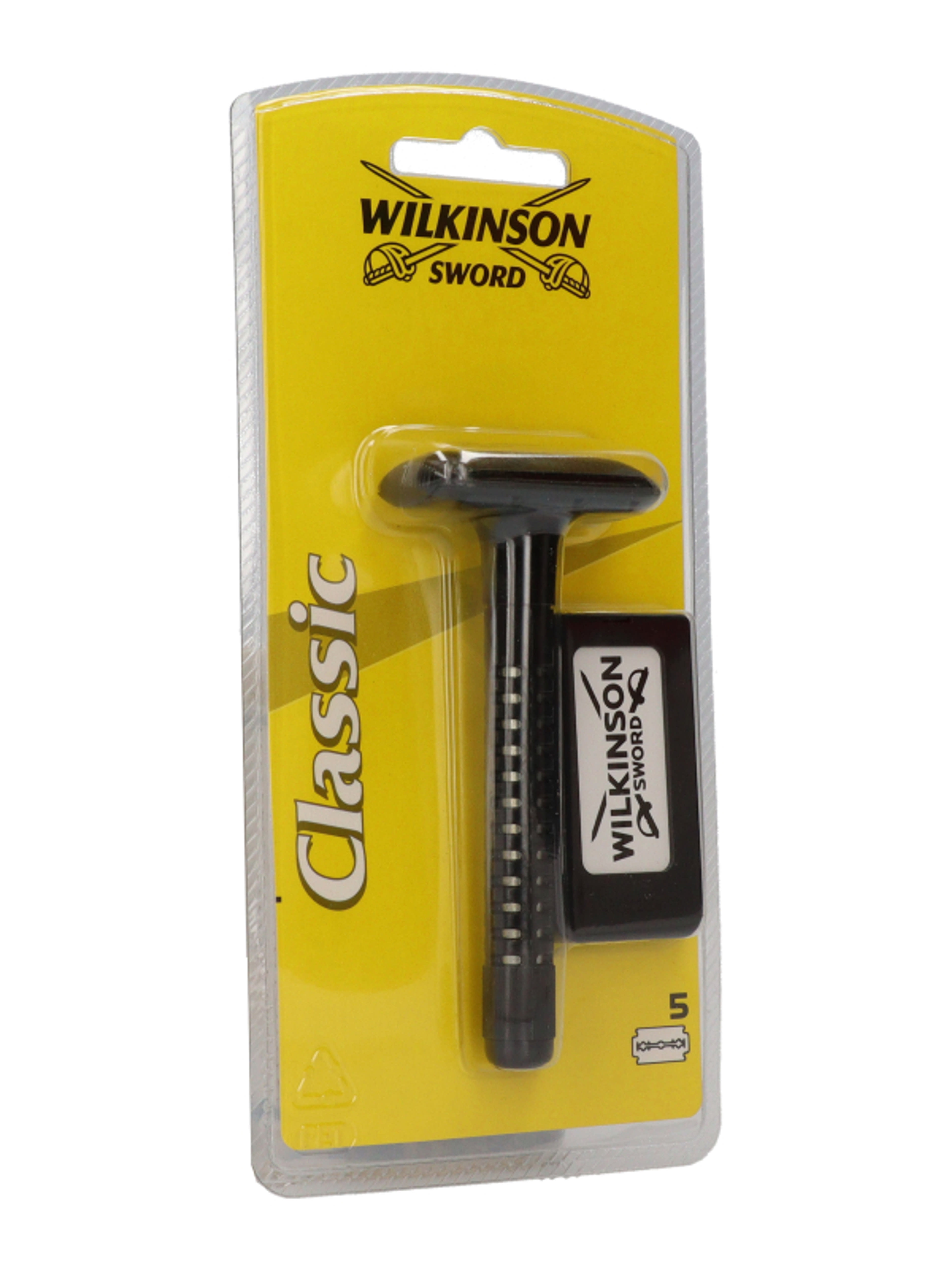 Wilkinson Classic hagyományos borotvakészülék + 5db penge - 1 db-4