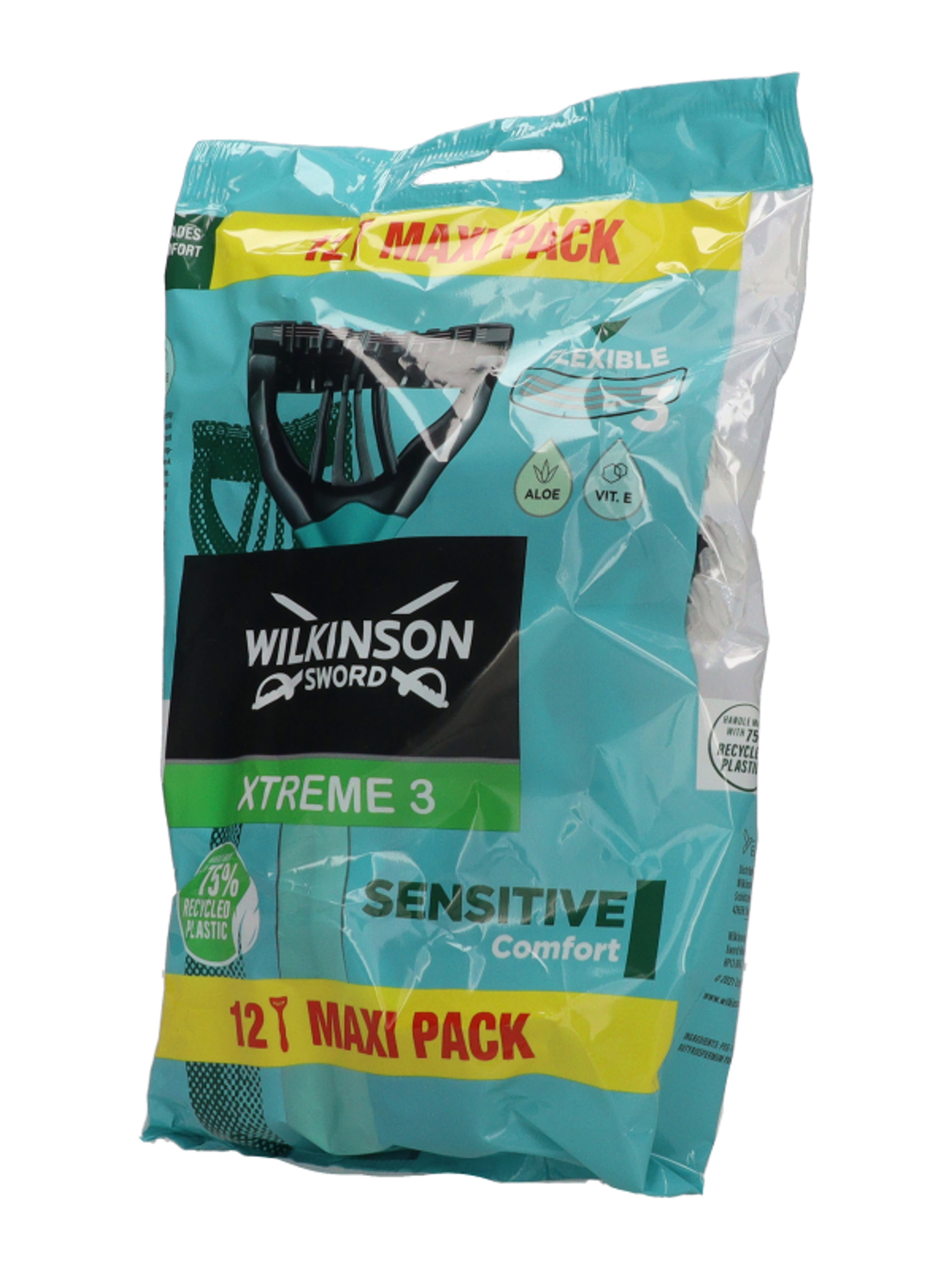 Wilkinson Xtreme3 sensitive eldobható borotva férfi - 12 db-3