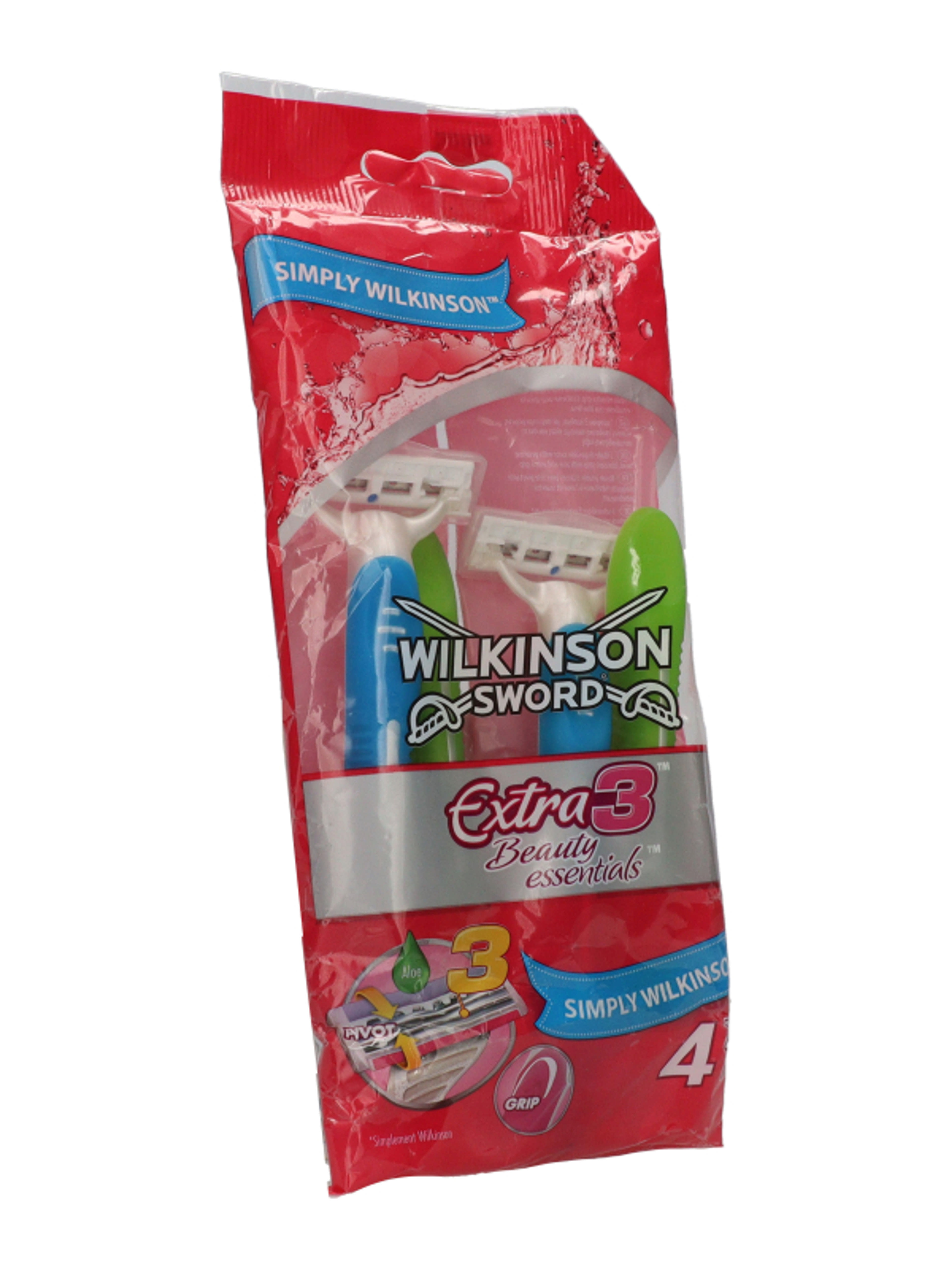 Wilkinson Extra 3 beauty eldobható borotva - 4 db-4