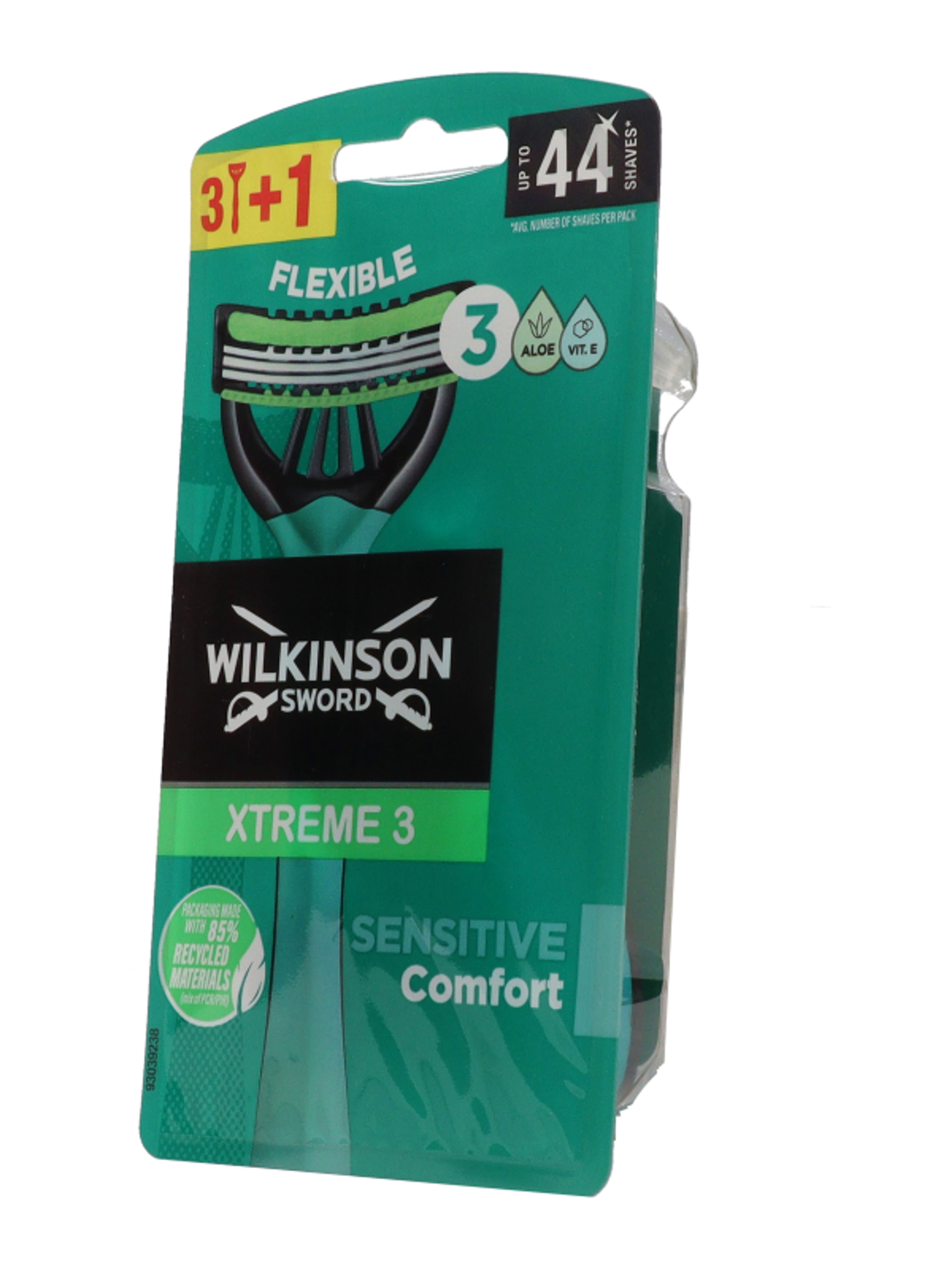 Wilkinson Xtreme 3 Sensitive eldobható borotva - 4 db-3