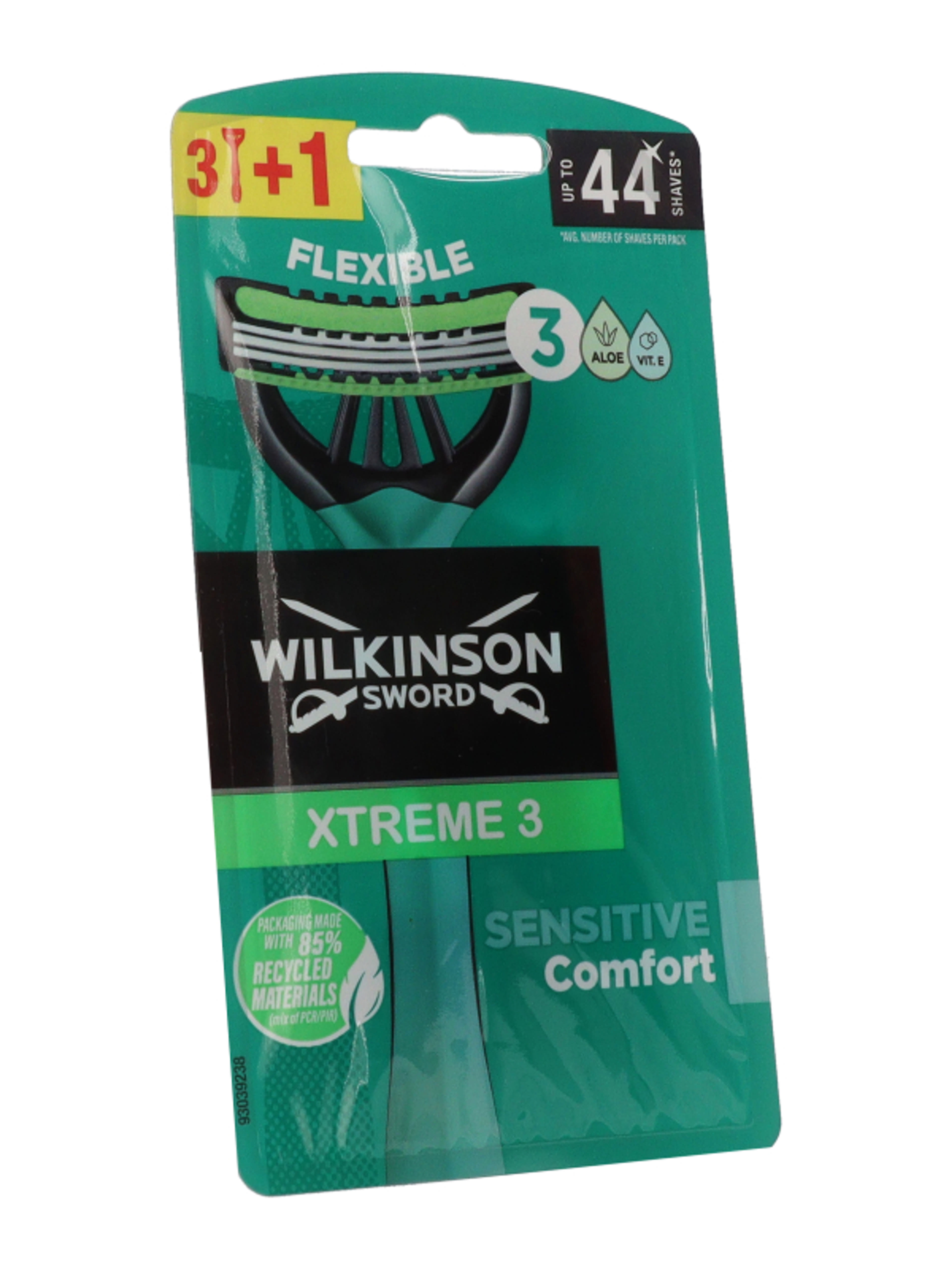 Wilkinson Xtreme 3 Sensitive eldobható borotva - 4 db-4