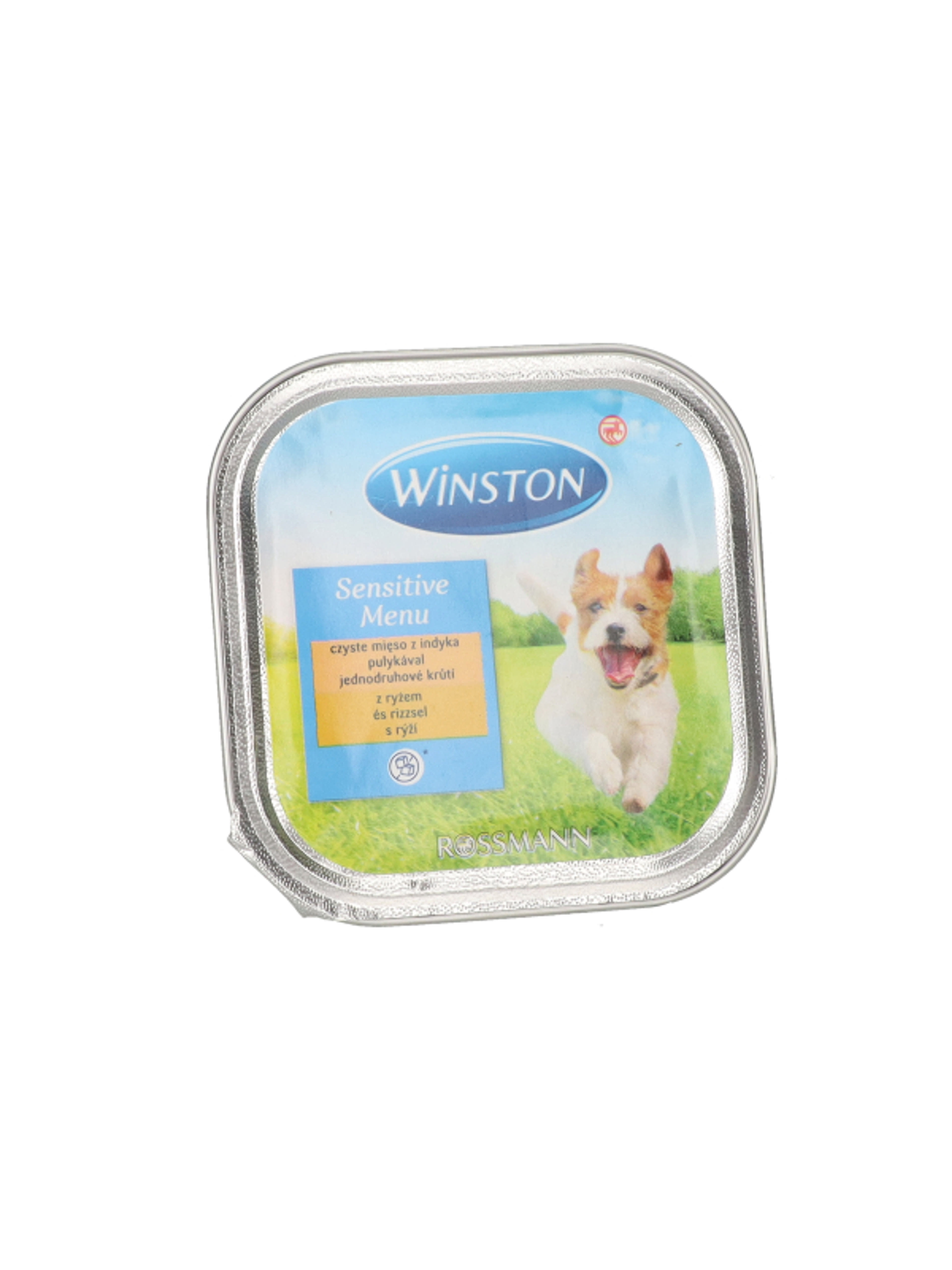 Winston Fenséges Menü alutasak kutyáknak, pulyka és rizs - 150 g-3